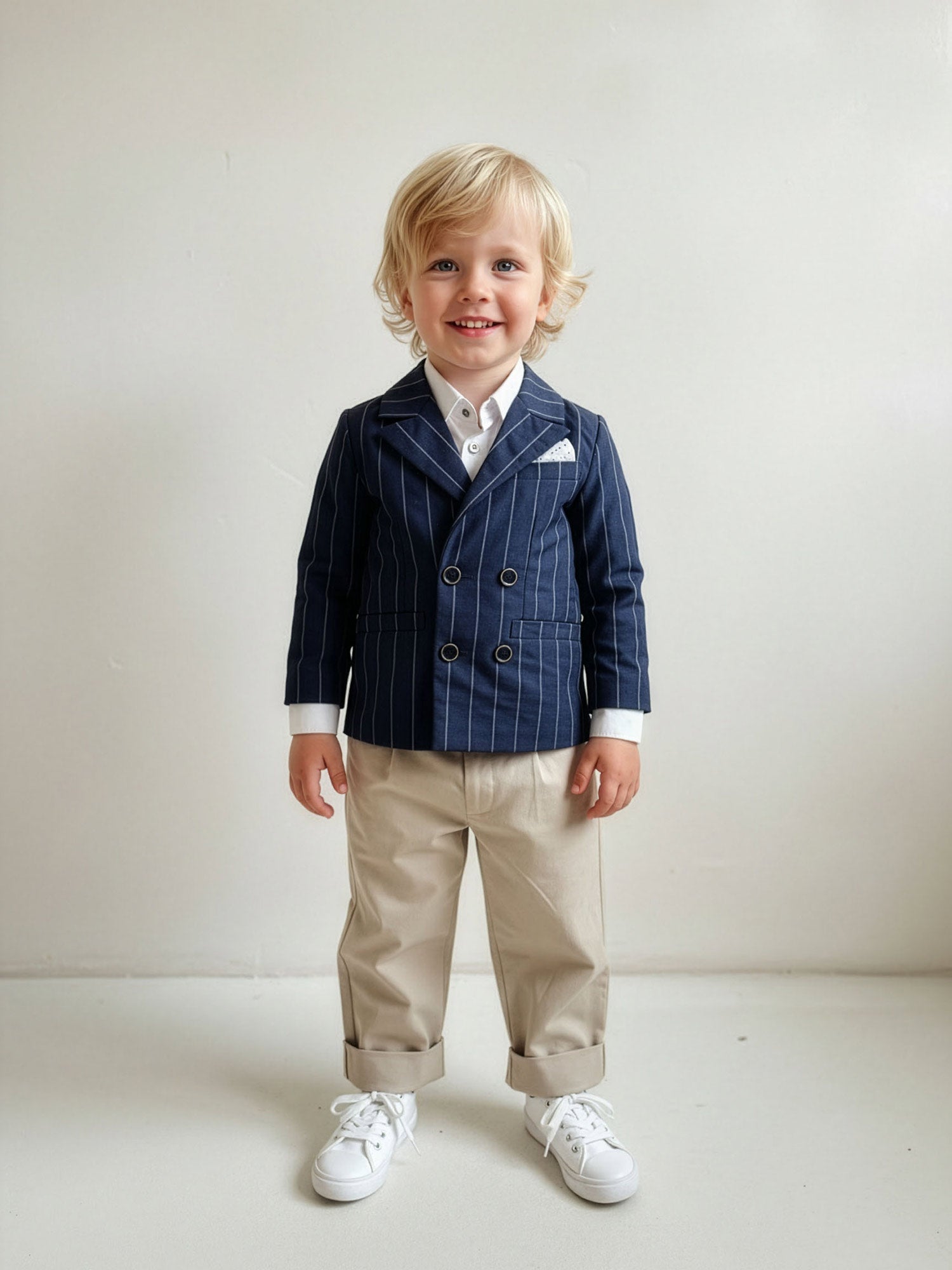 Βαμβακερό Σύνολο Βάπτισης για αγοράκι 6τεμ.-EDGAR