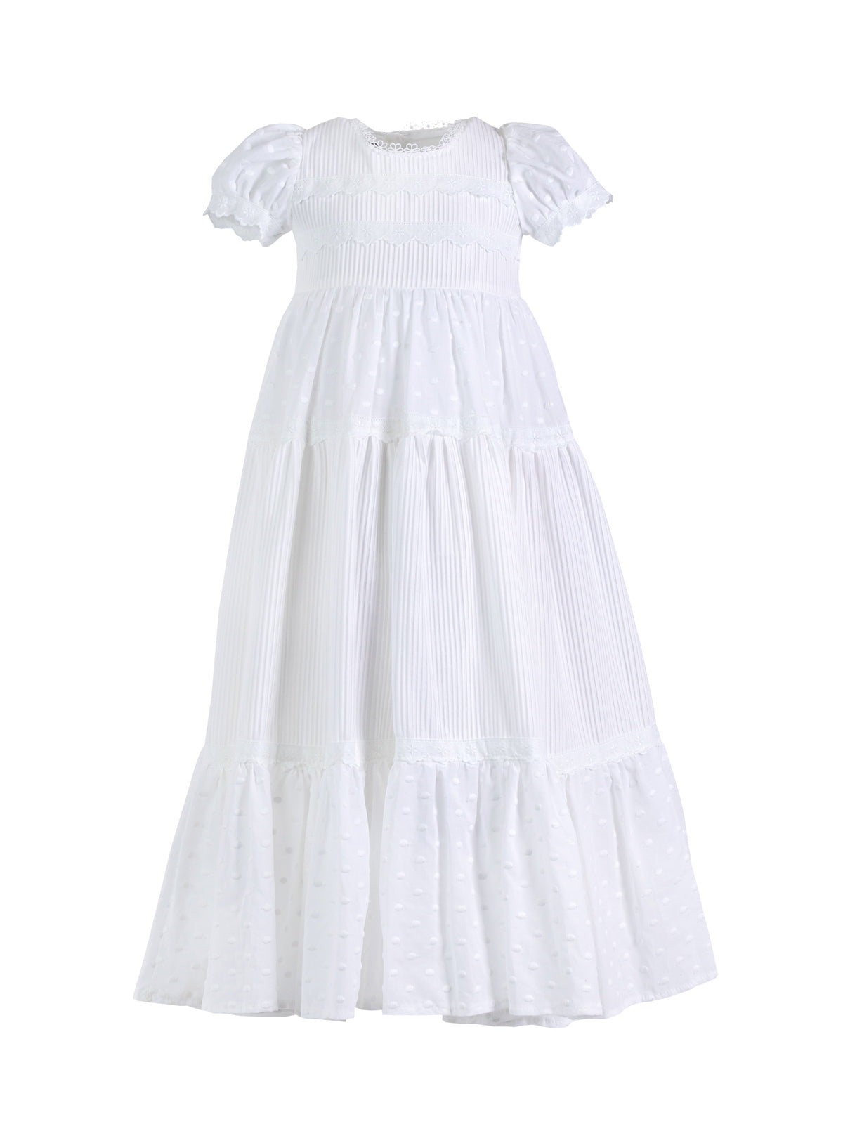 Long Christening Gown for newborn - PEACE