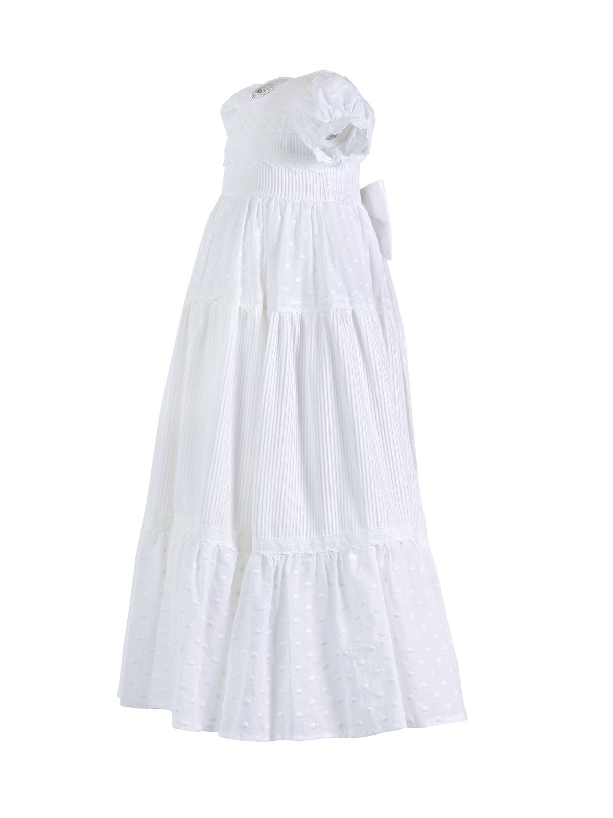 Βαμβακερό Βαπτιστικό Φόρεμα αγκαλιάς – PEACE