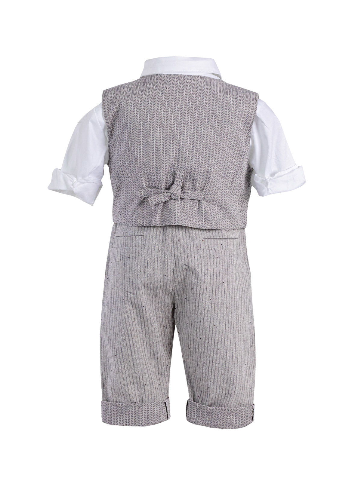 Baby suit with checkered pattern for boy - POTTER