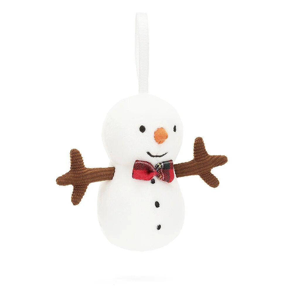 Jellycat soft toy Festive Folly Snowman-FFH6SN