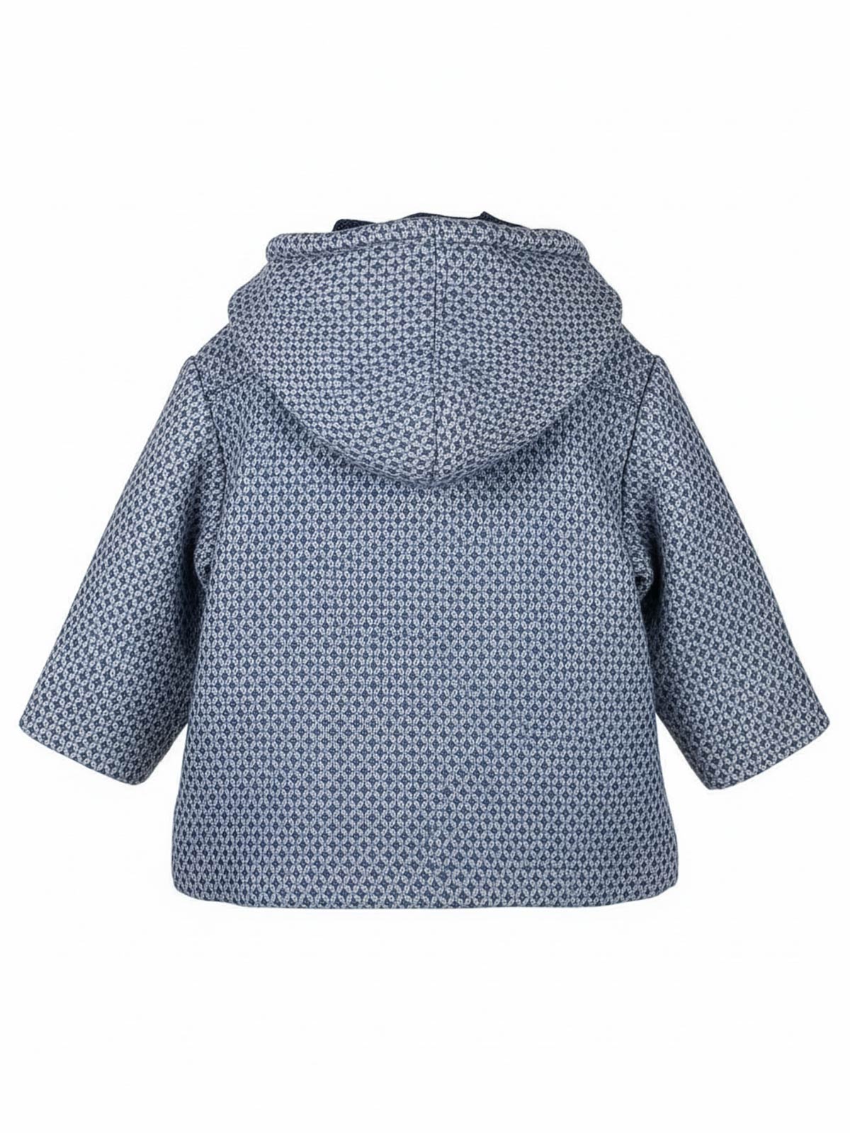 Boy's coat with checkered pattern - GERMAN Blue