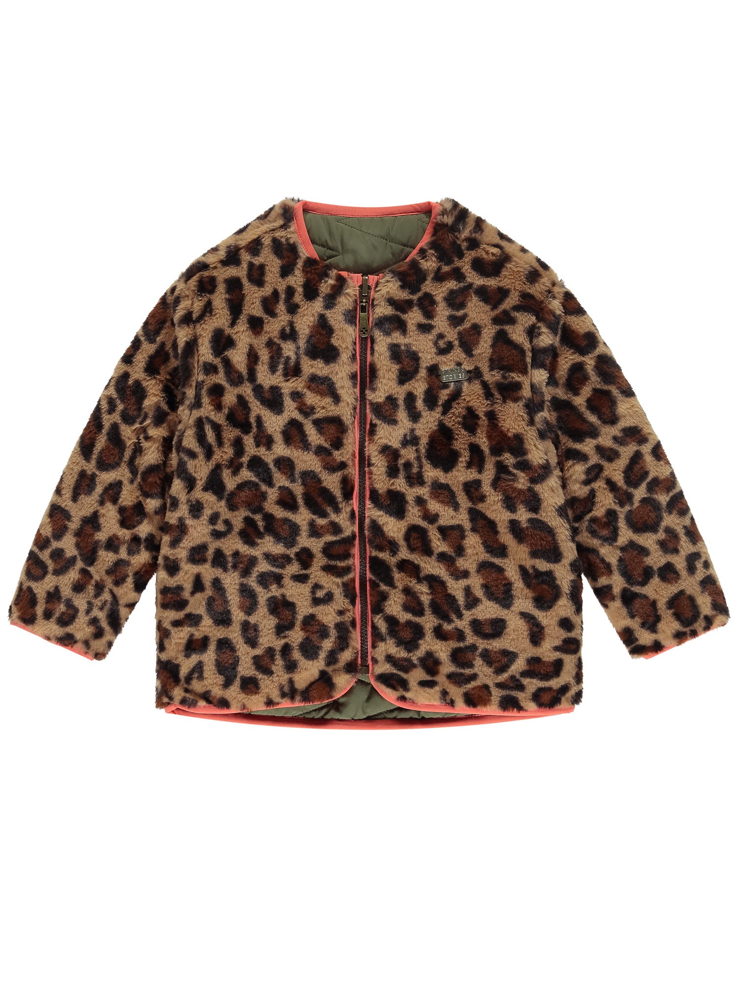 Babyface- Μπουφάν δύο όψεων για κορίτσι με animal τύπωμα