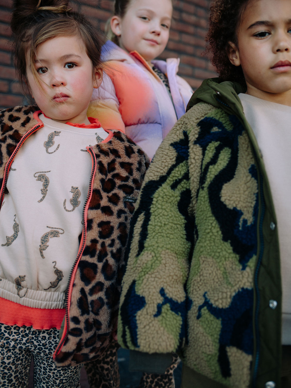 Babyface- Μπουφάν δύο όψεων για κορίτσι με animal τύπωμα