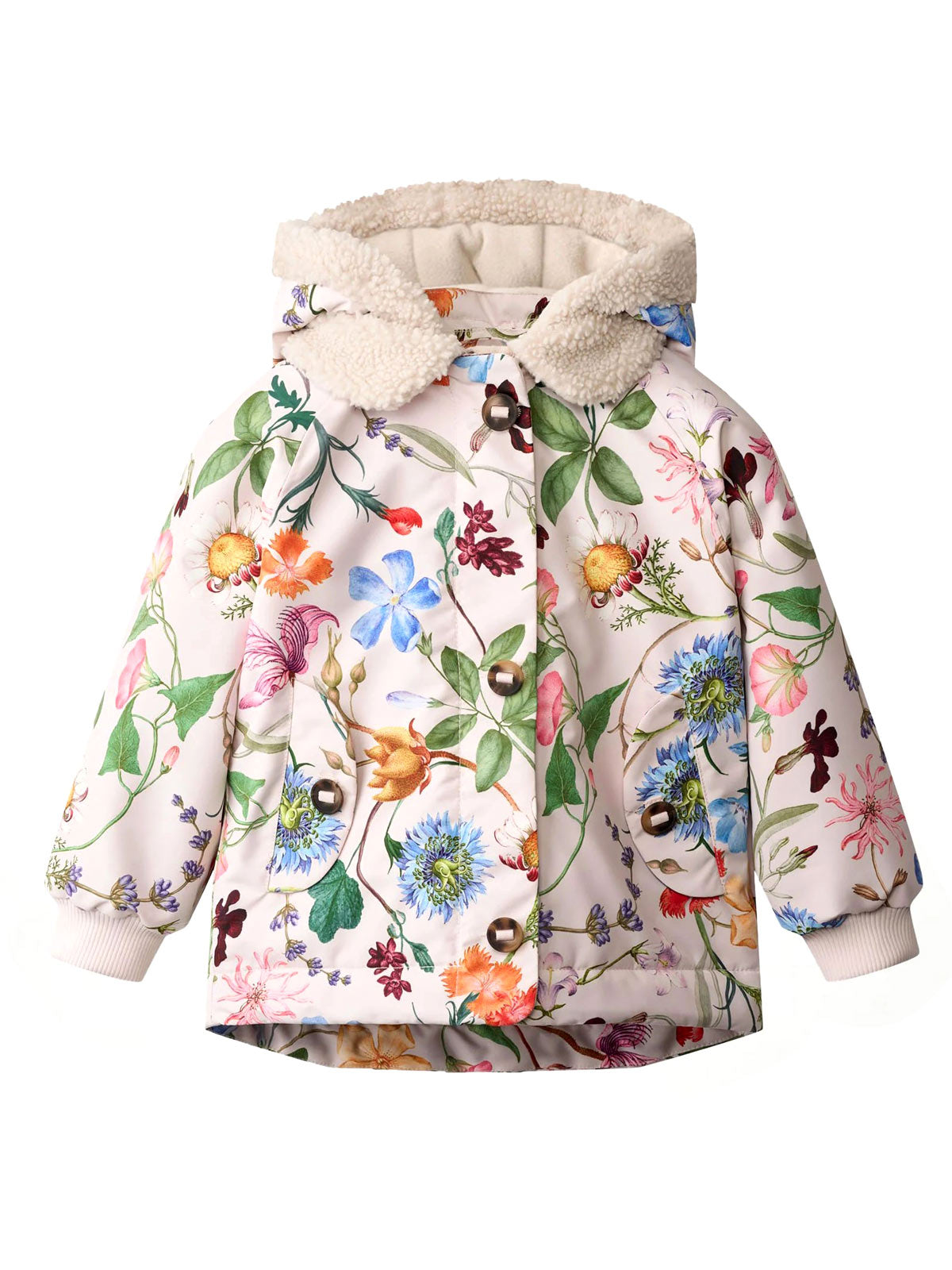 Molo Baby jacket with floral print-HOPLA-5W26M329