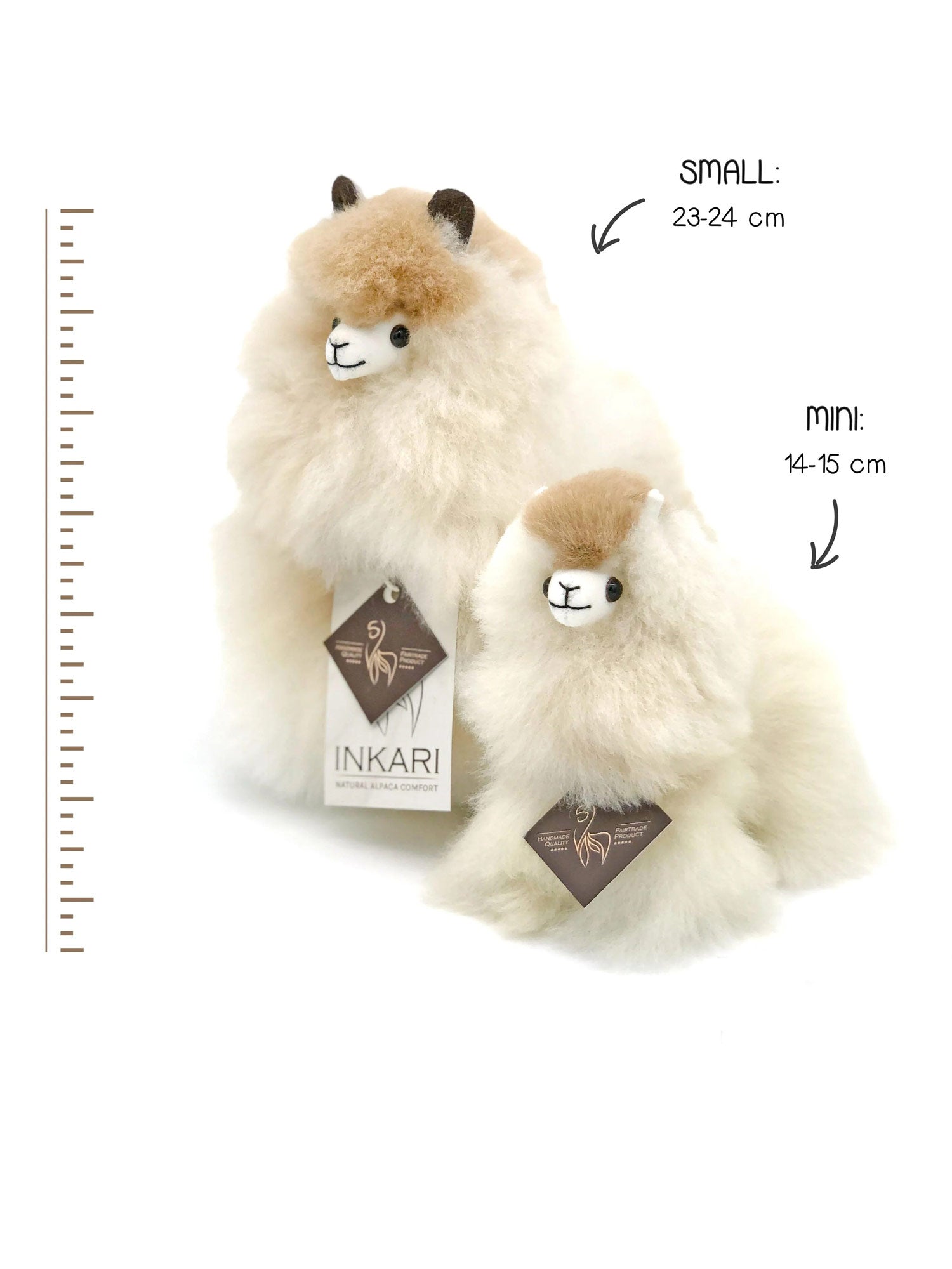 Inkari Alpaca soft toy Naturals-SAHARA-Mini 15cm