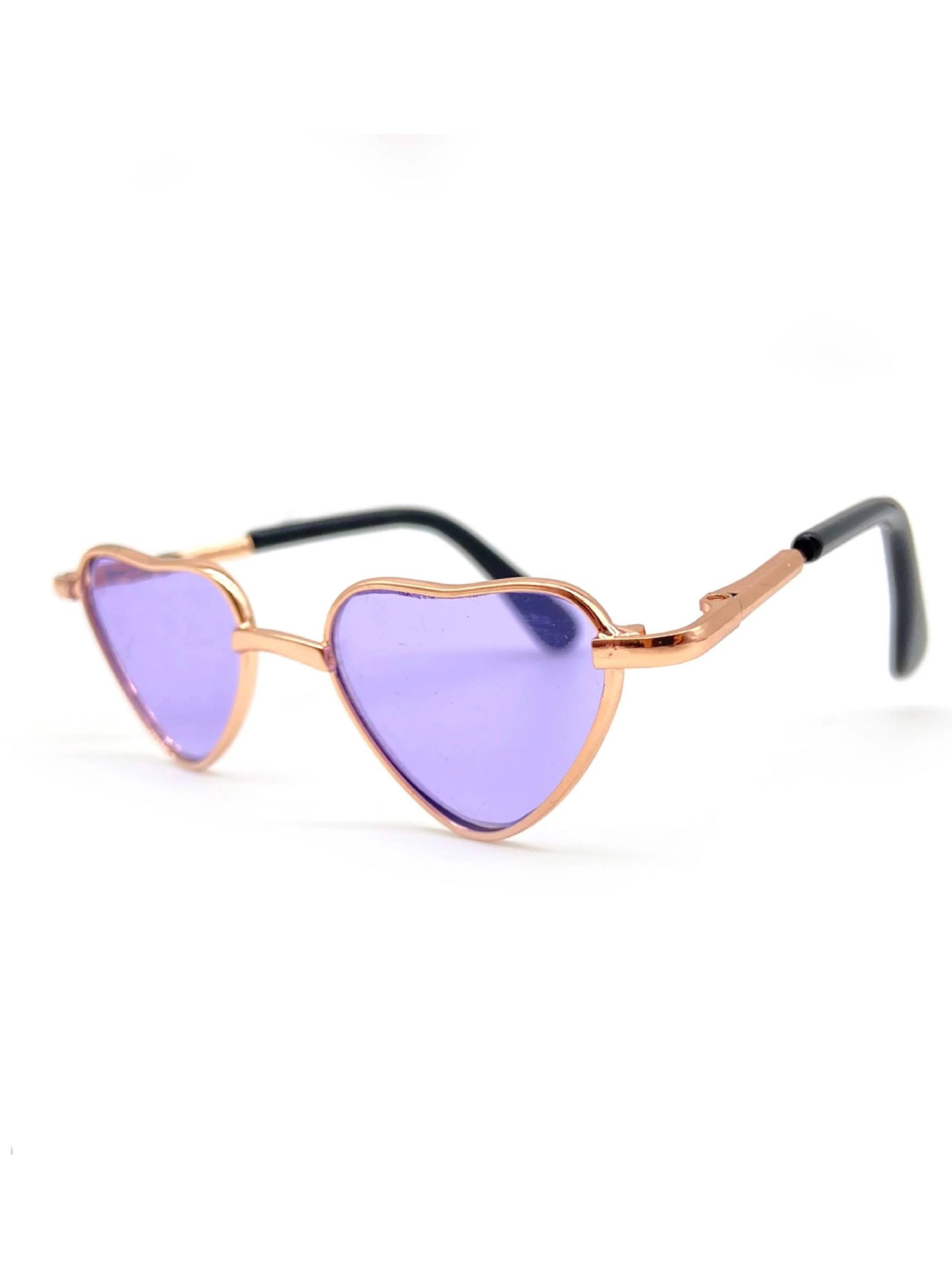 Inkari Alpaca Accessories Glasses - Violet Hearts