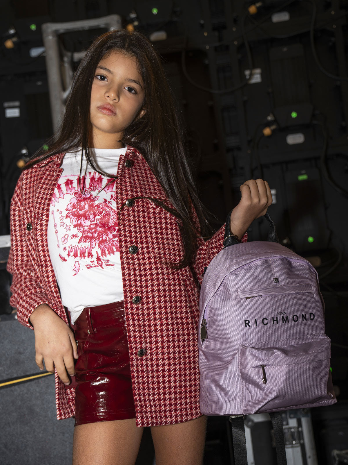 John Richmond - faux-δερμάτινο σορτς για κορίτσι