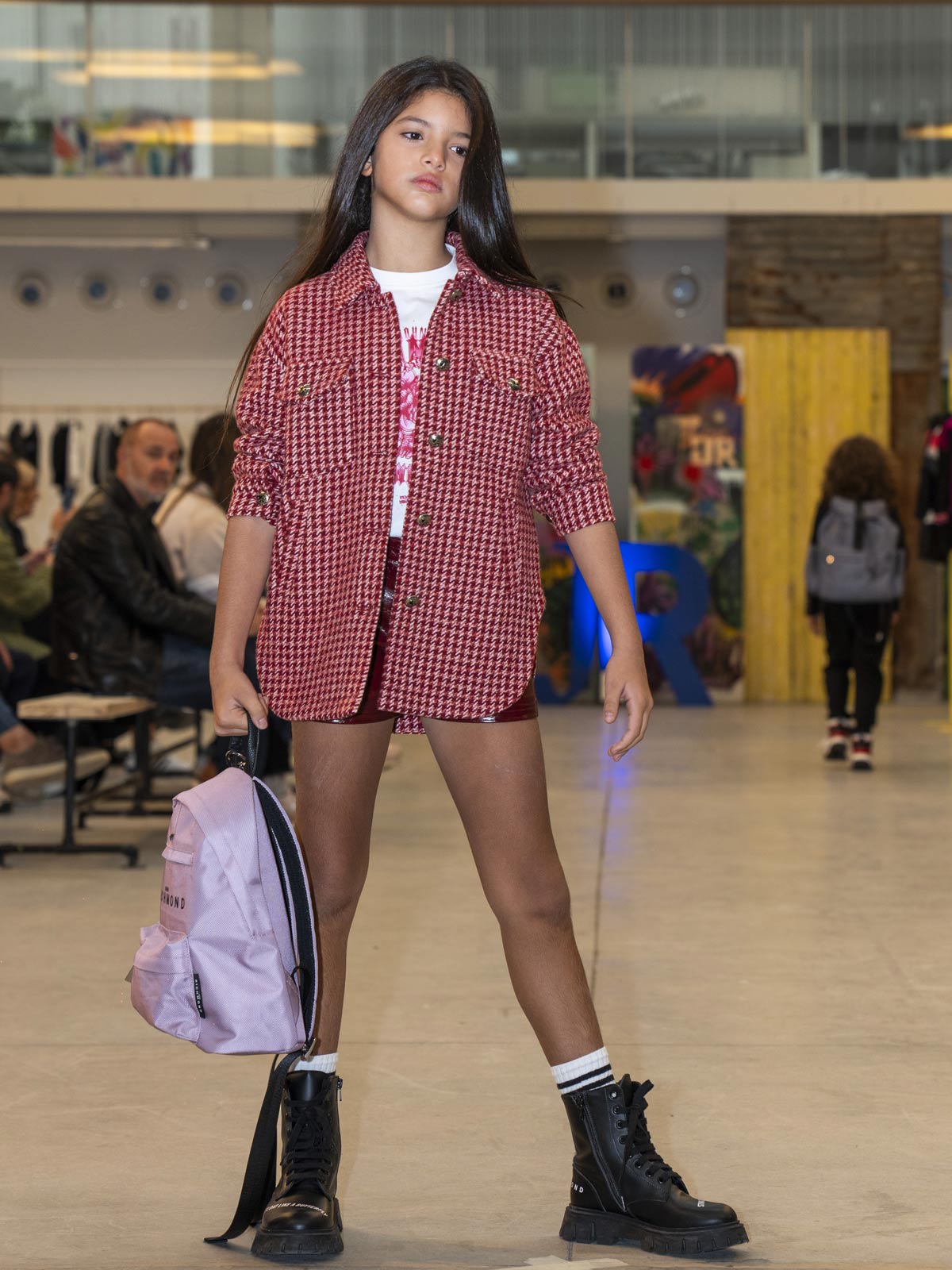 John Richmond - faux-δερμάτινο σορτς για κορίτσι