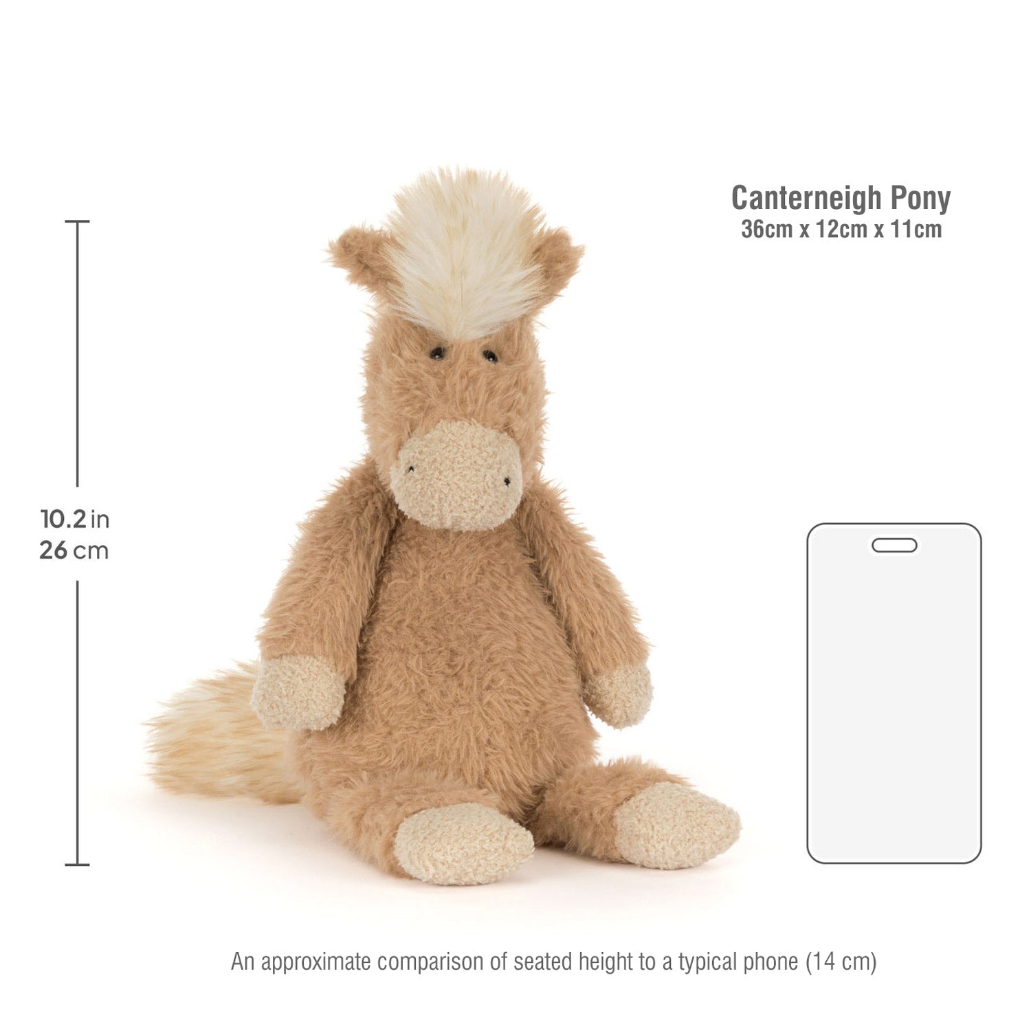 Jellycat Λούτρινο Παιχνίδι Canterneigh Pony