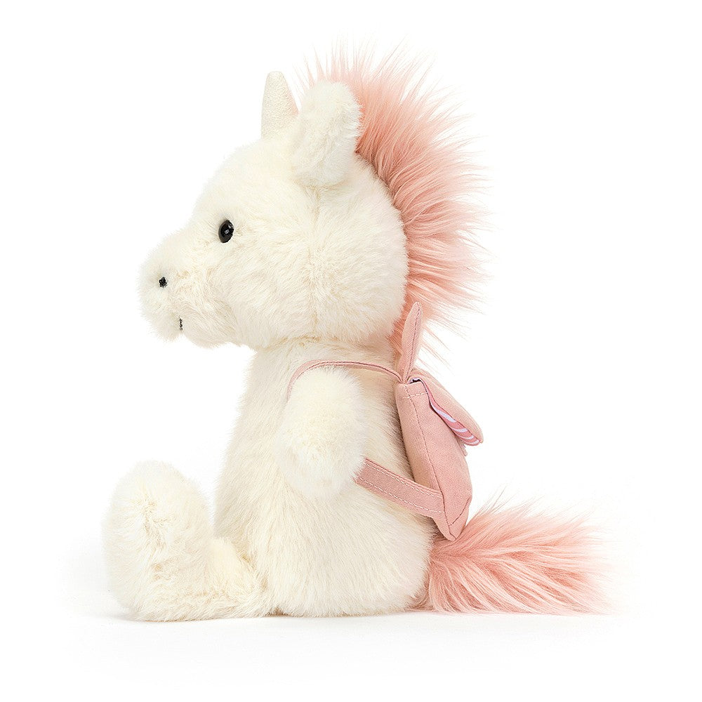 Jellycat soft toy- Backpack Unicorn - BP4U