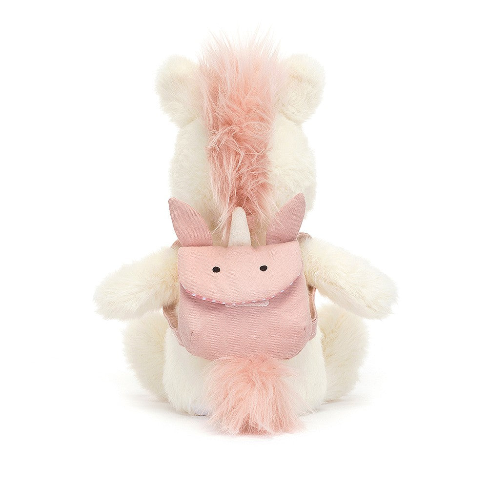 Jellycat soft toy- Backpack Unicorn - BP4U