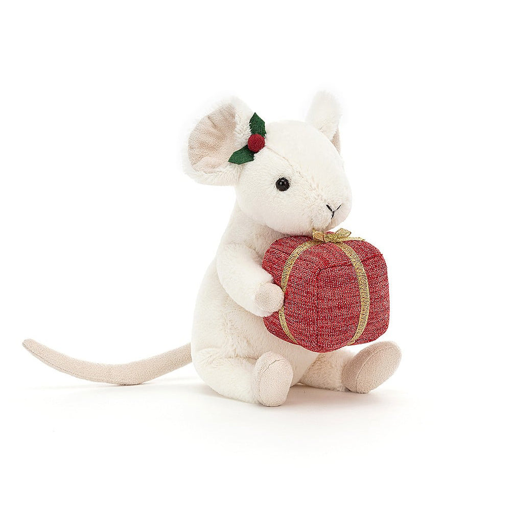 Jellycat soft toy Merry Mouse Present-MER3P