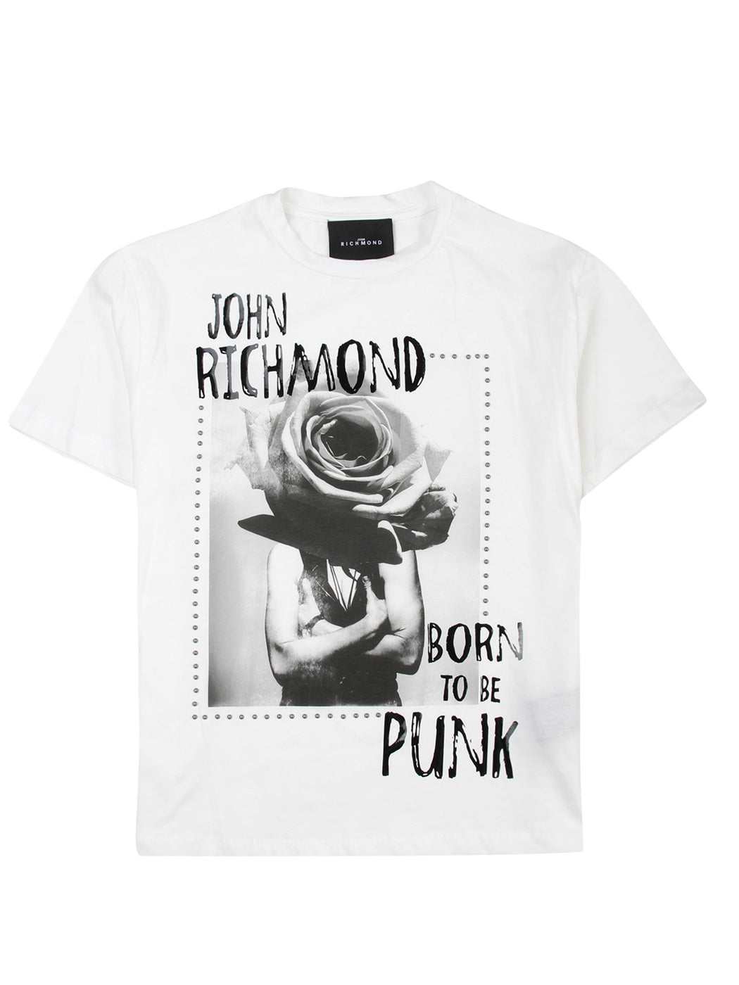 JOHN RICHMOND Παιδικό μπλουζάκι με Rock τύπωμα - RBA23165