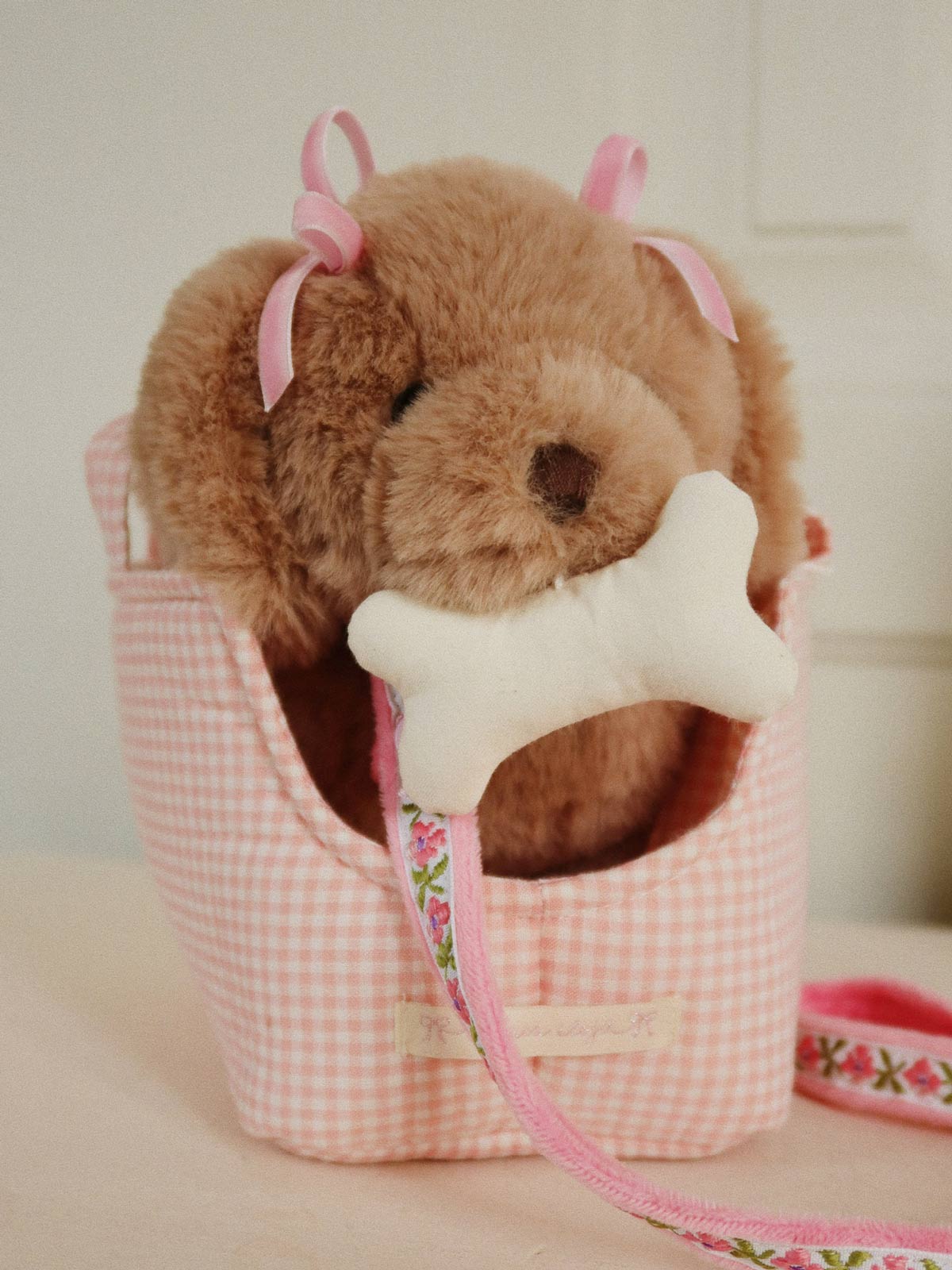 Konges Slojd Plush Activity Toy-Maude Puppy-KS102766