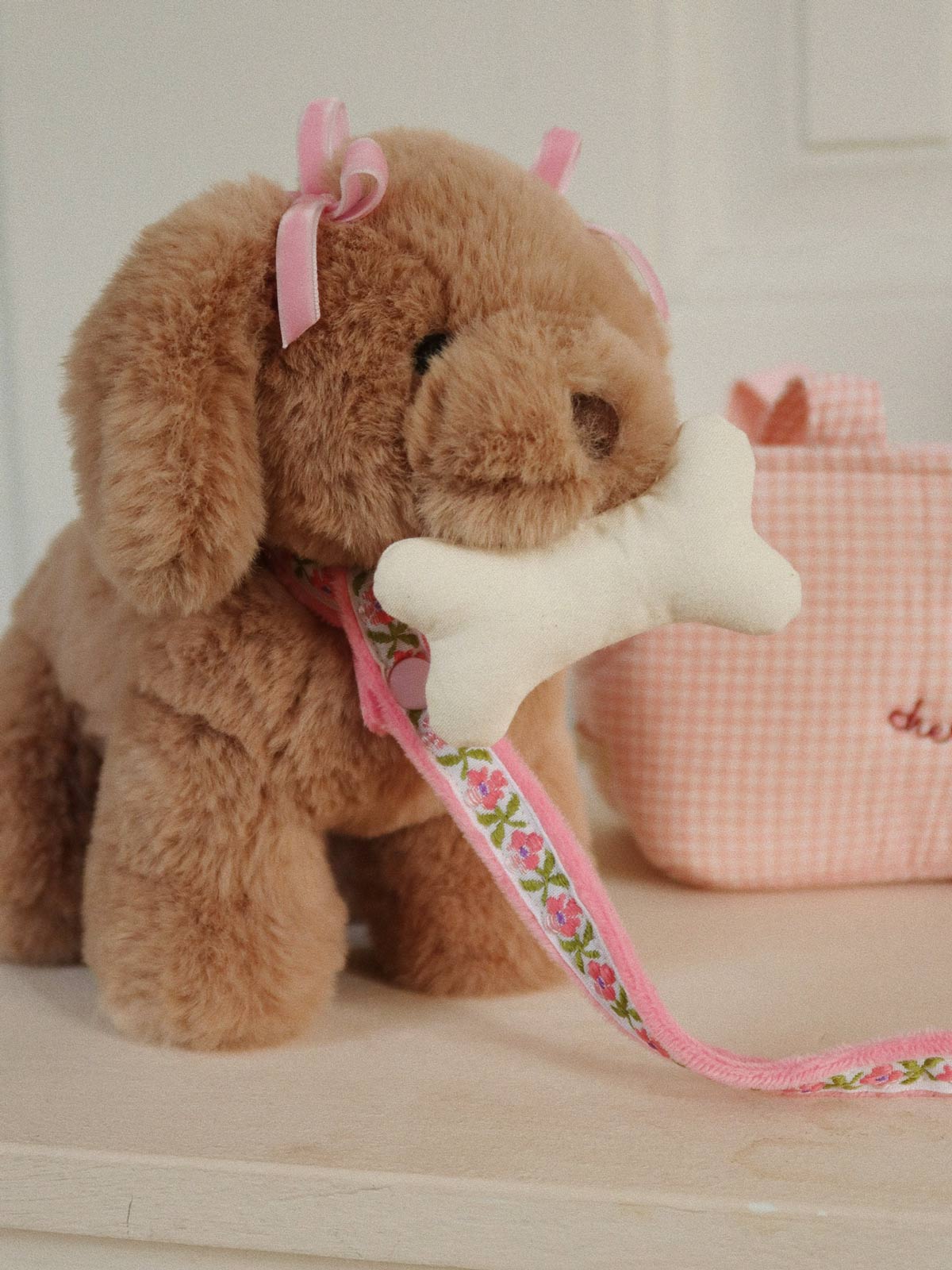 Konges Slojd Plush Activity Toy-Maude Puppy-KS102766