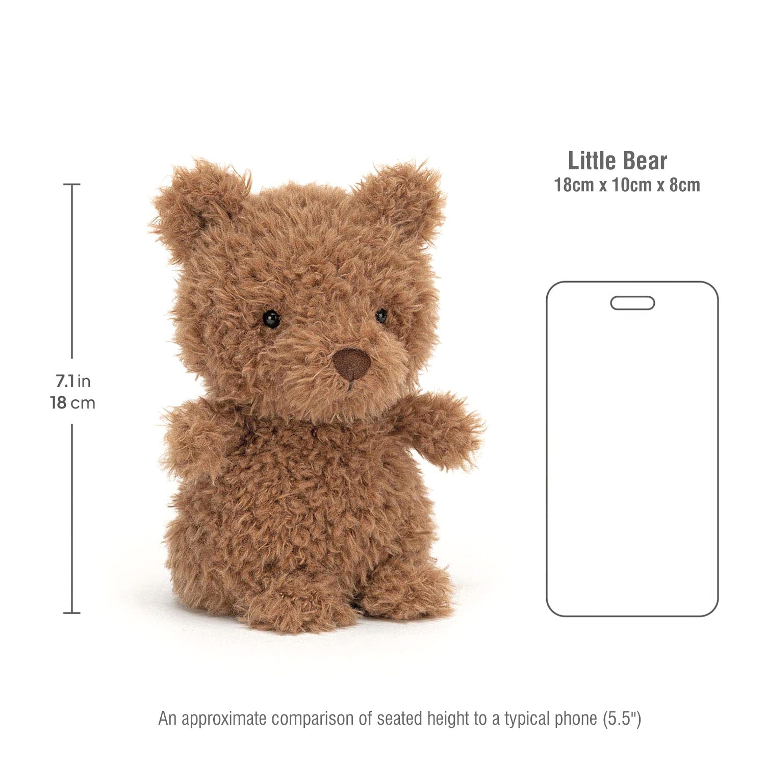 Jellycat soft toy Little Bear-L3BE