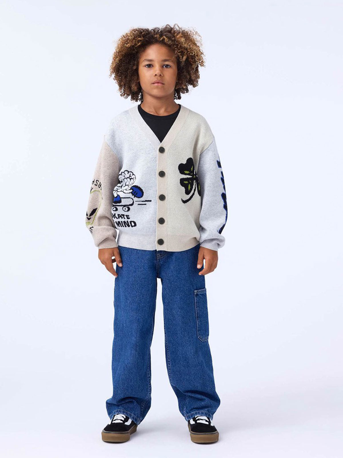 Molo boy's knitted cardigan Burt-1W25K301