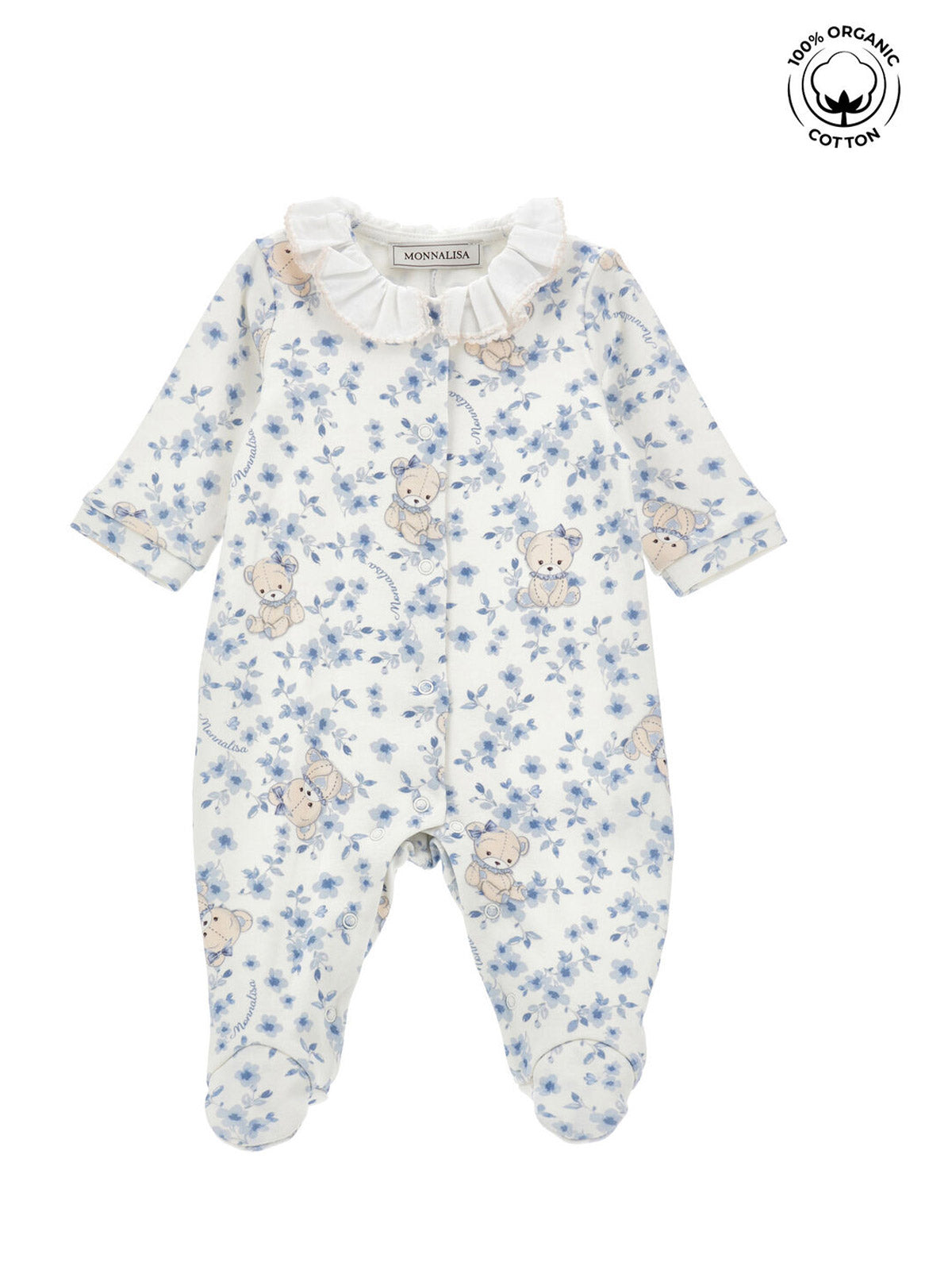 Monnalisa Ολόσωμο φορμάκι με σχέδιο αρκουδάκι