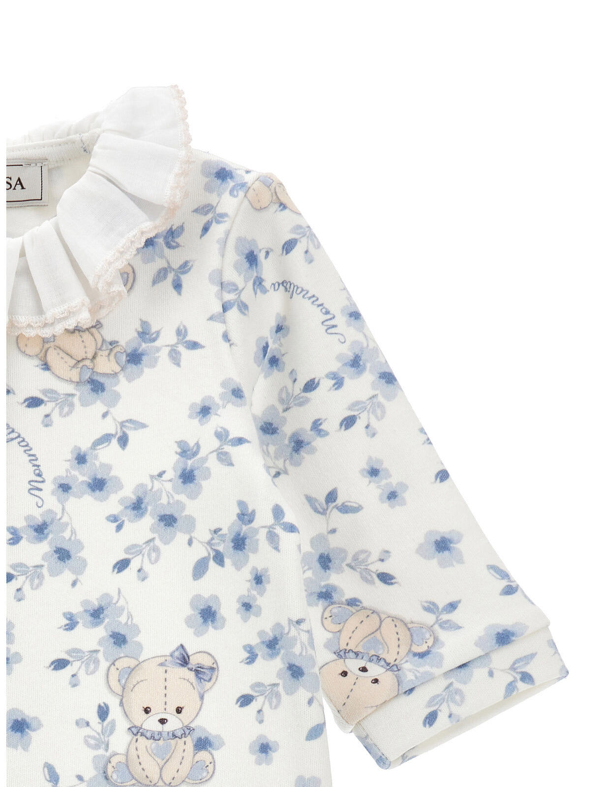 Monnalisa Ολόσωμο φορμάκι με σχέδιο αρκουδάκι