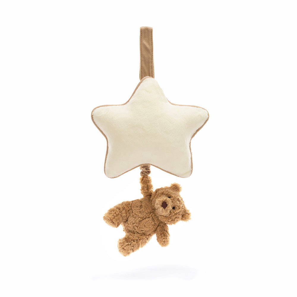 Jellycat soft toy Bartholomew Bear Musical Pull-MP4BAR