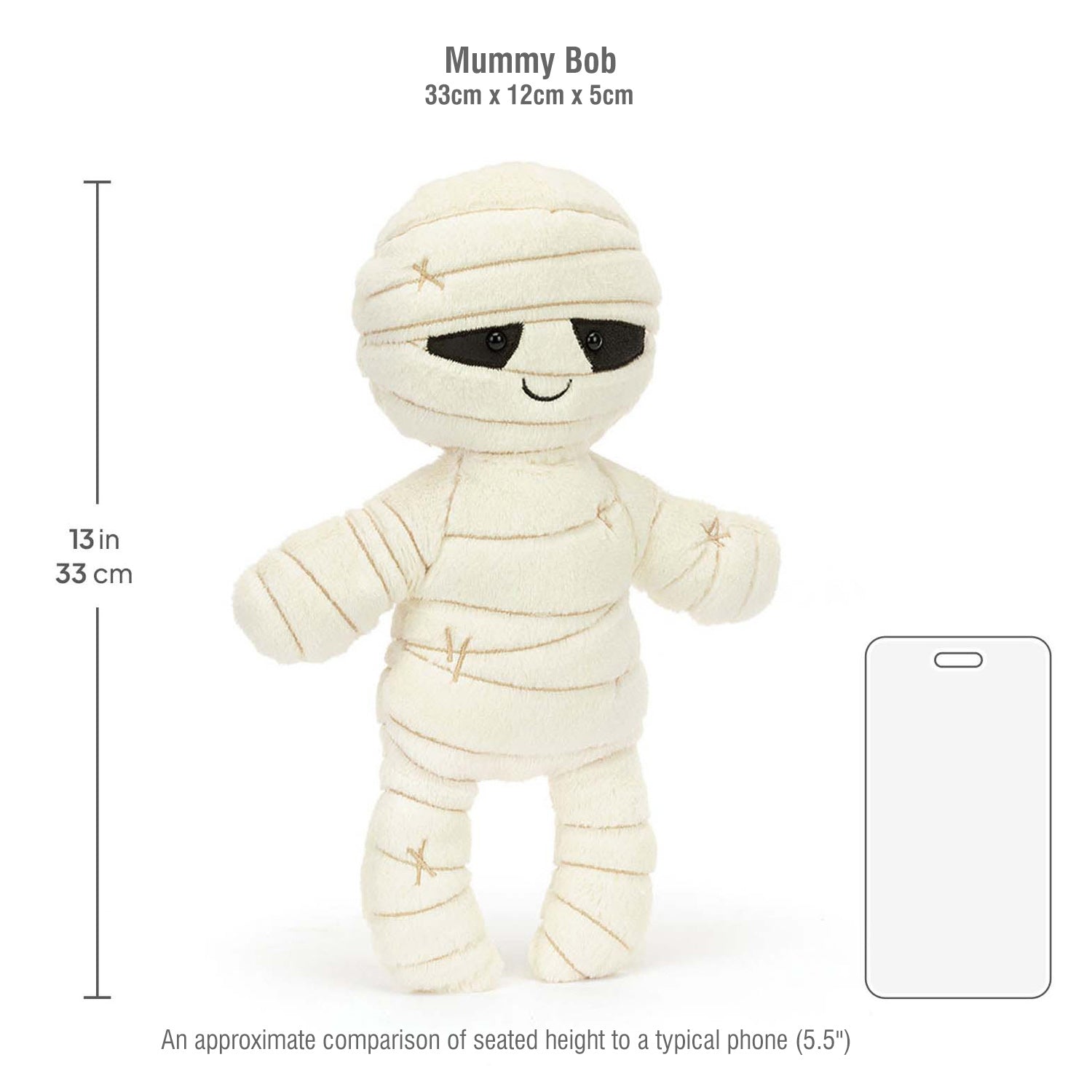 Jellycat soft toy Mummy Bob- MUM3B
