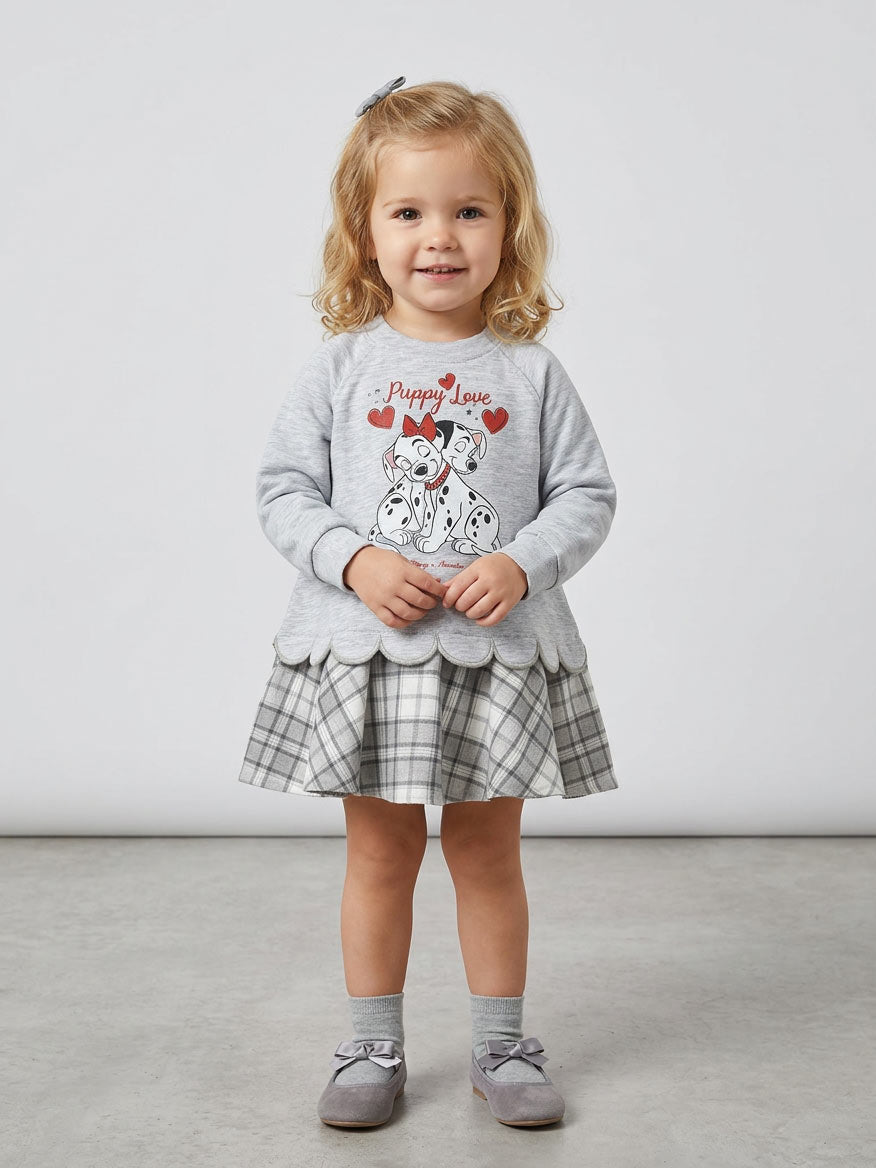 Monnalisa "101 Dalmatians" Sweatshirt Dress–Disney -39H904