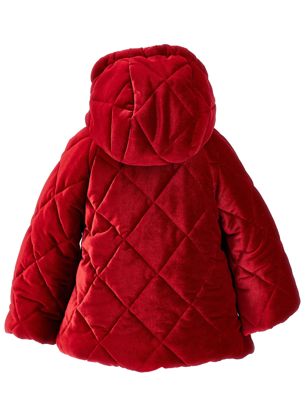 MONNALISA Baby's quilted chenille jacket - 31B1042416 Red