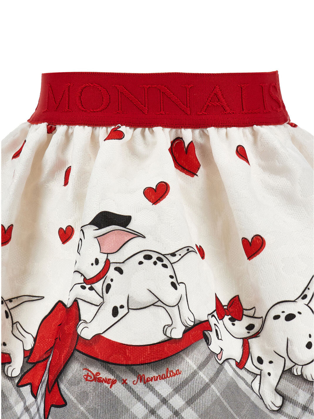 Monnalisa Girls 101 Dalmatians & Hearts Skirt-317H703