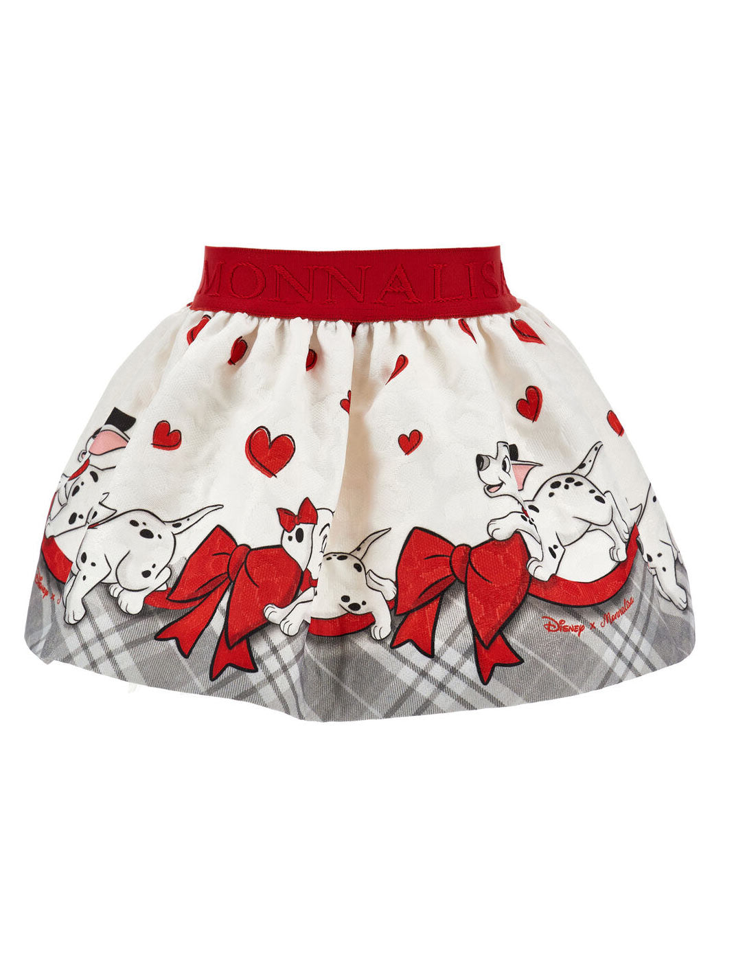 Monnalisa Girls 101 Dalmatians & Hearts Skirt-317H703