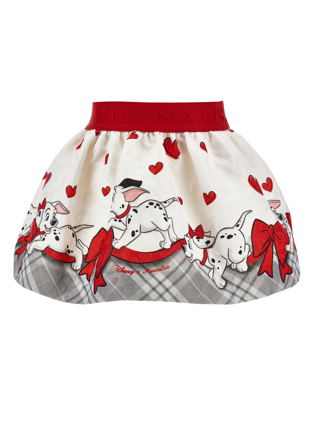 Monnalisa Girls 101 Dalmatians & Hearts Skirt-317H703
