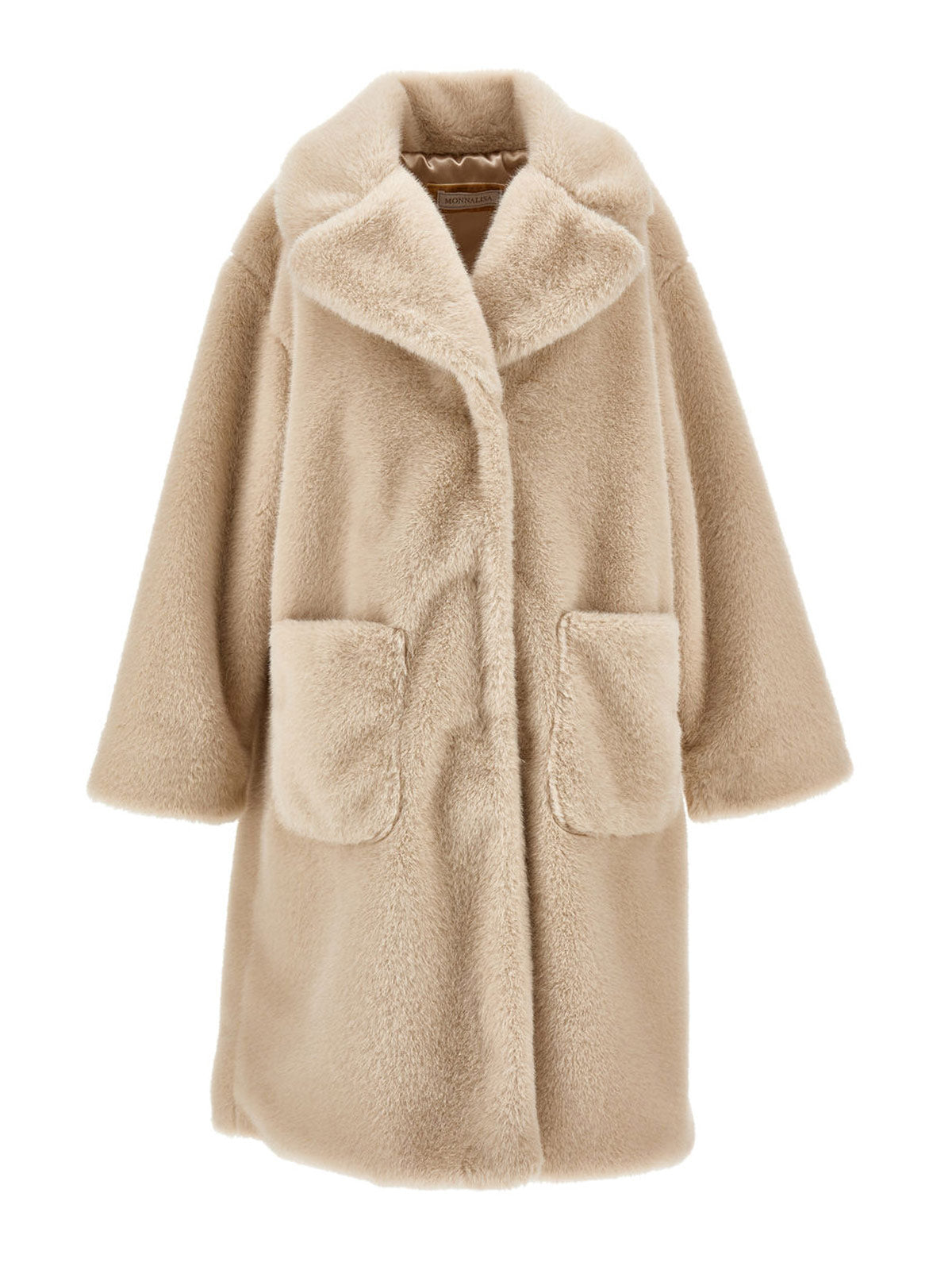 Monnalisa Girl's Teddy plush Beige coat - 17F104