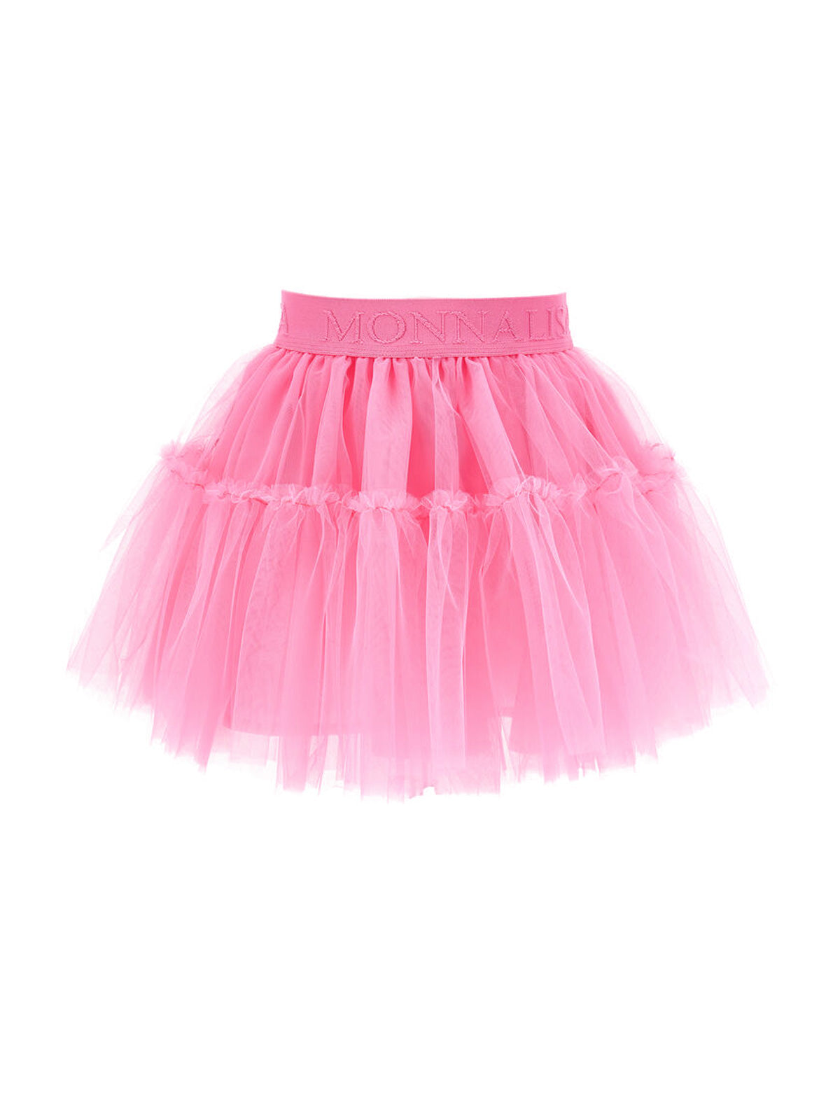 Monnalisa τούλινη φούστα με βολάν φούξια