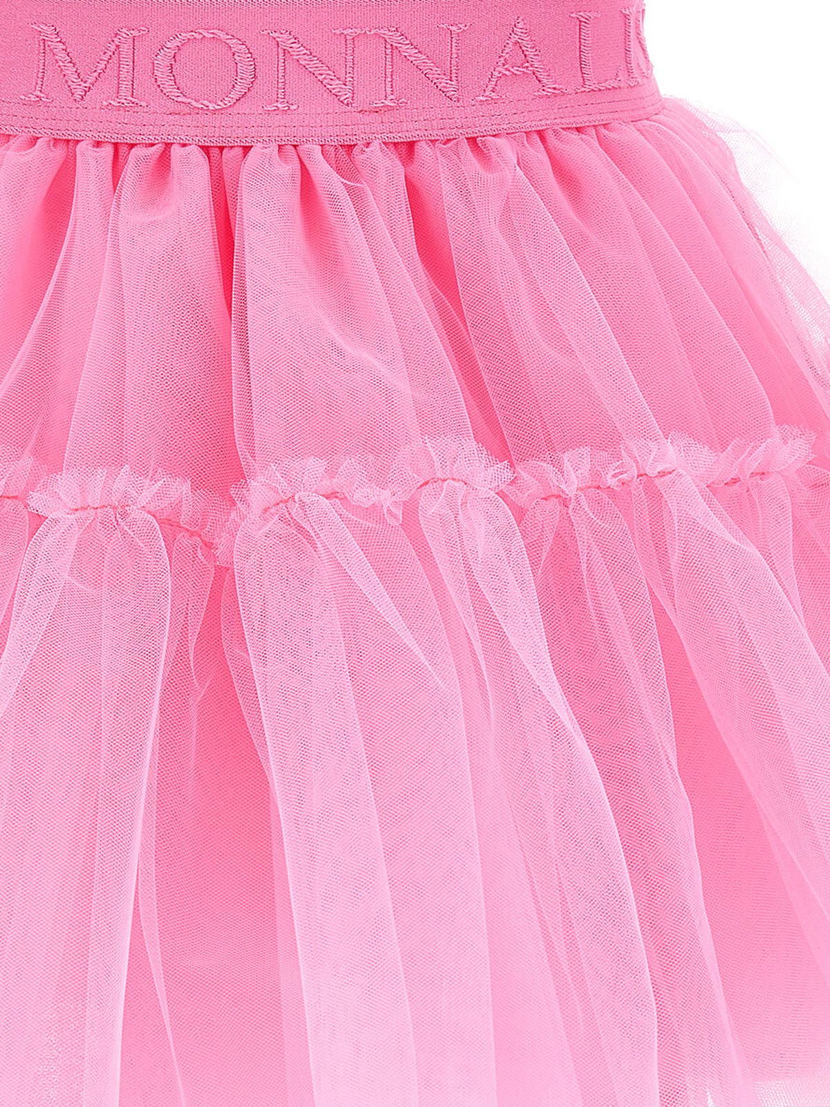 Monnalisa τούλινη φούστα με βολάν φούξια