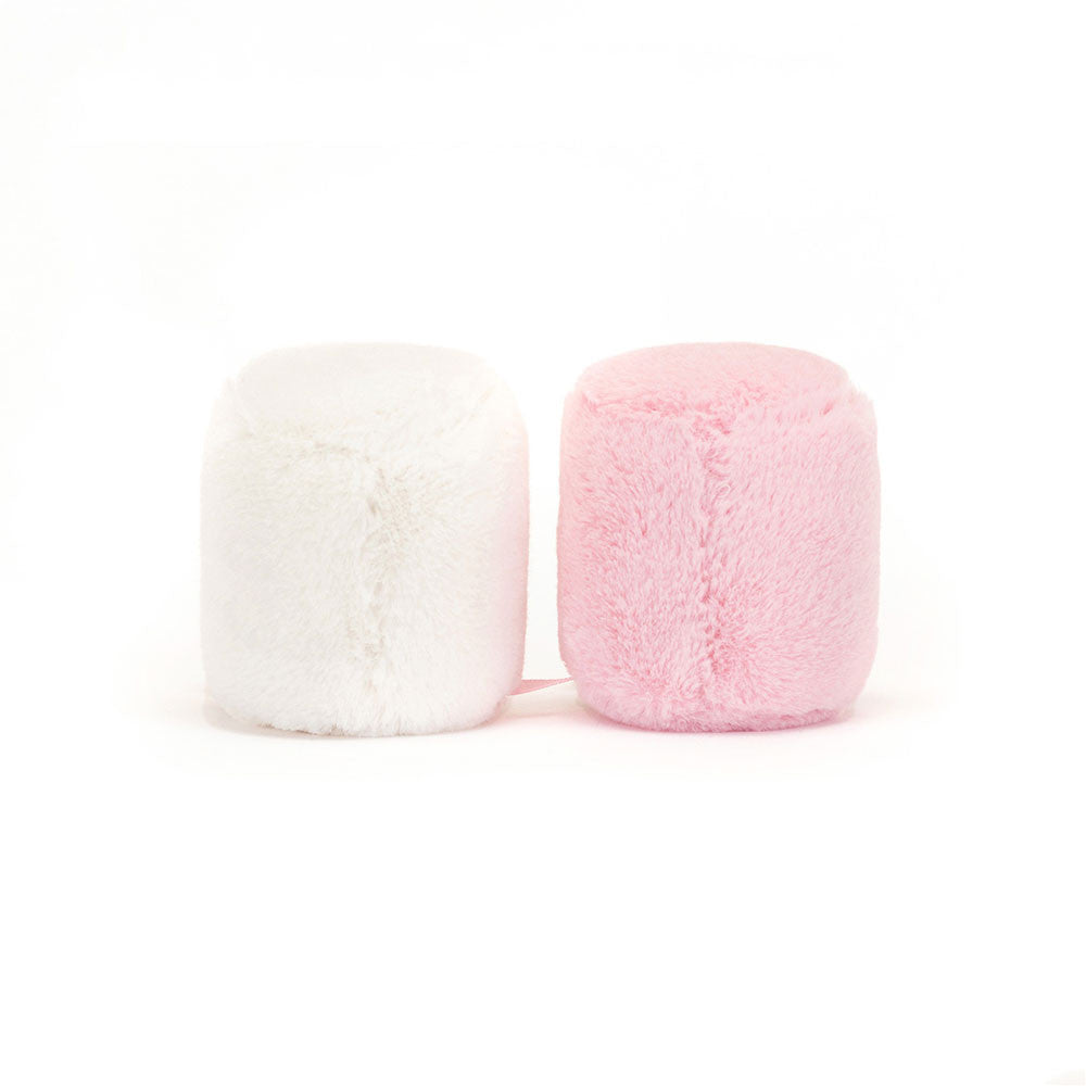Jellycat soft toy Amuseables Pink & White Marshmallows-A6MPWN