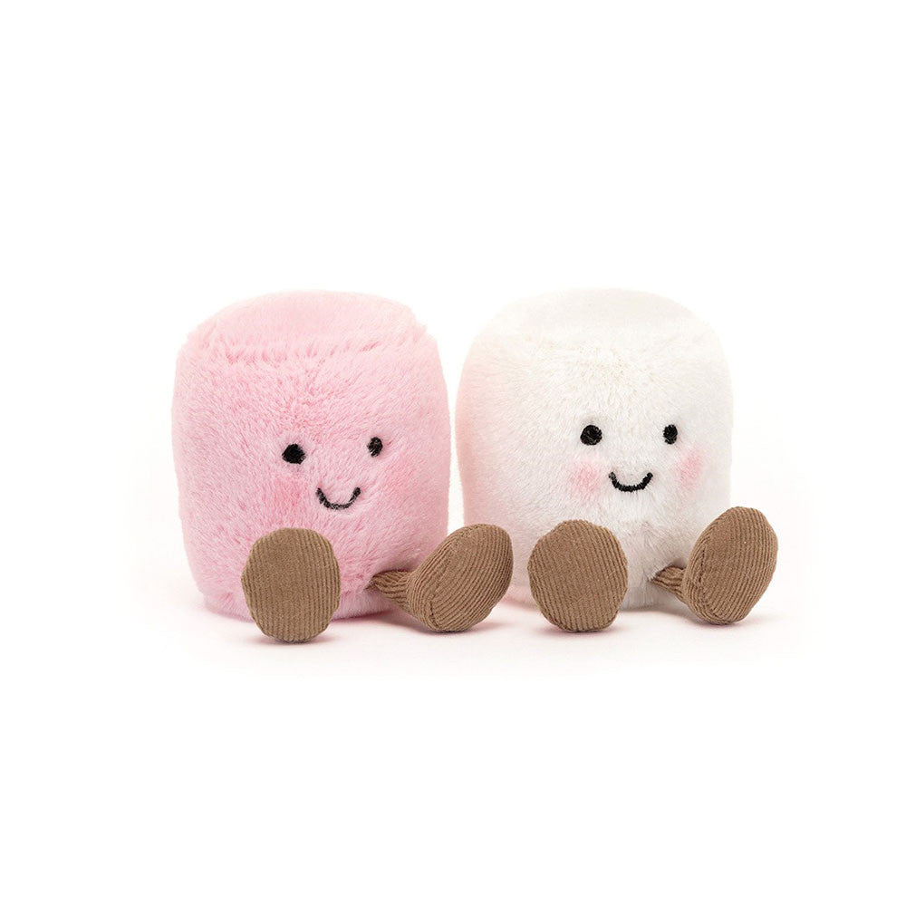Jellycat soft toy Amuseables Pink & White Marshmallows-A6MPWN
