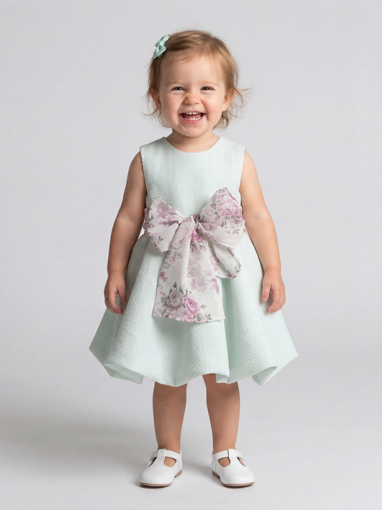 Girl's embossed balloon dress - Rosie