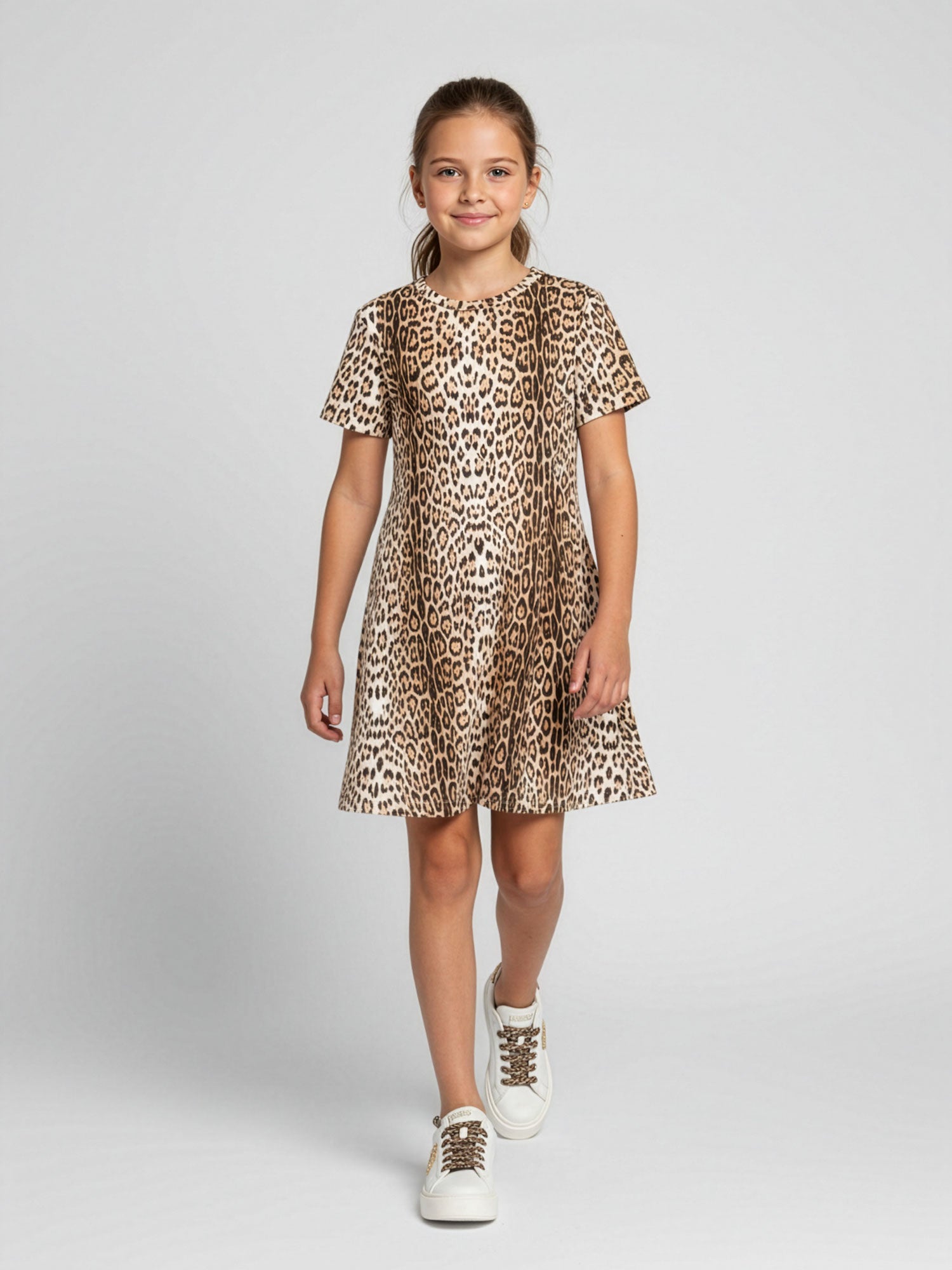 Roberto Cavalli animal-print dress for girl