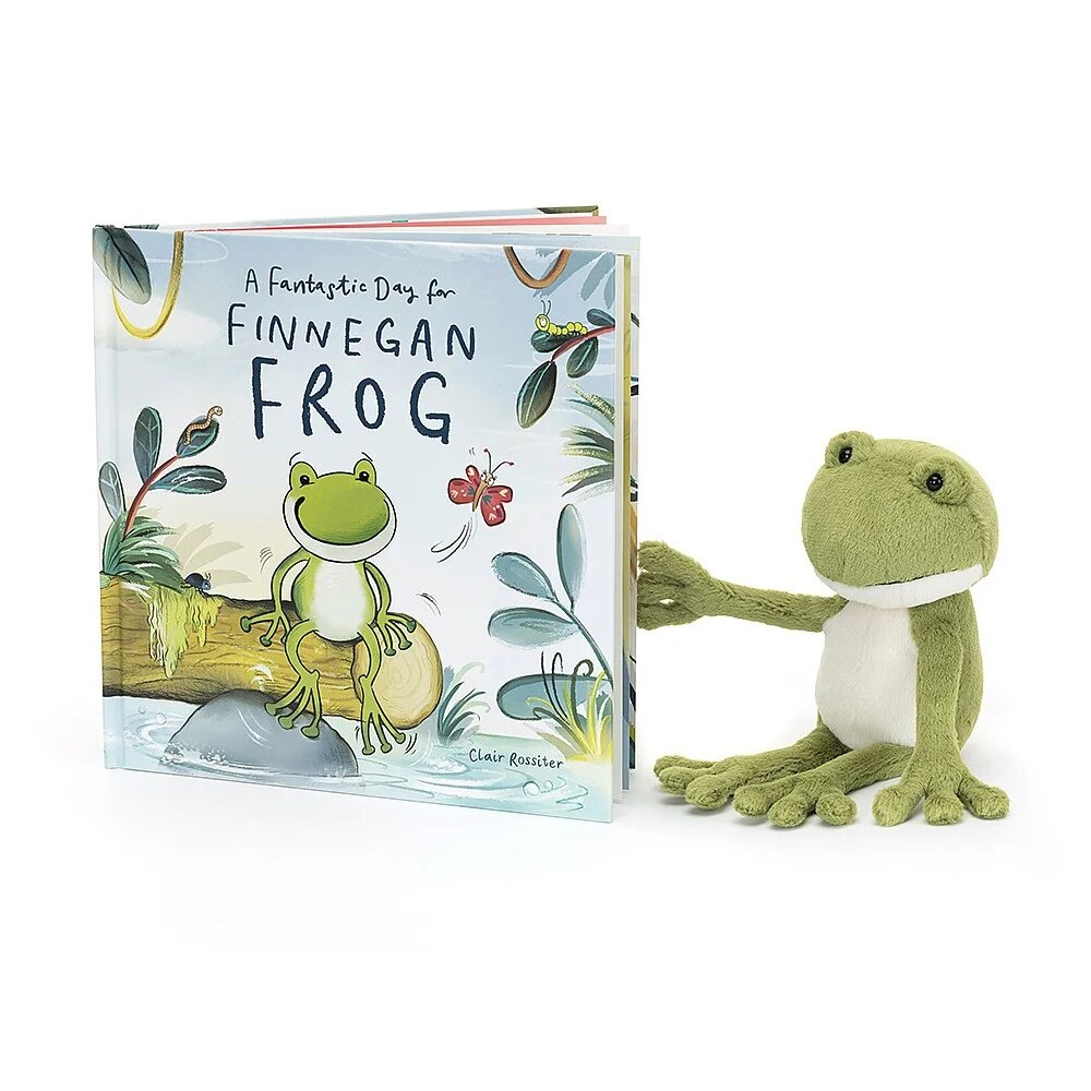 Jellycat-A Fantastic Day for Finnegan Frog Book
