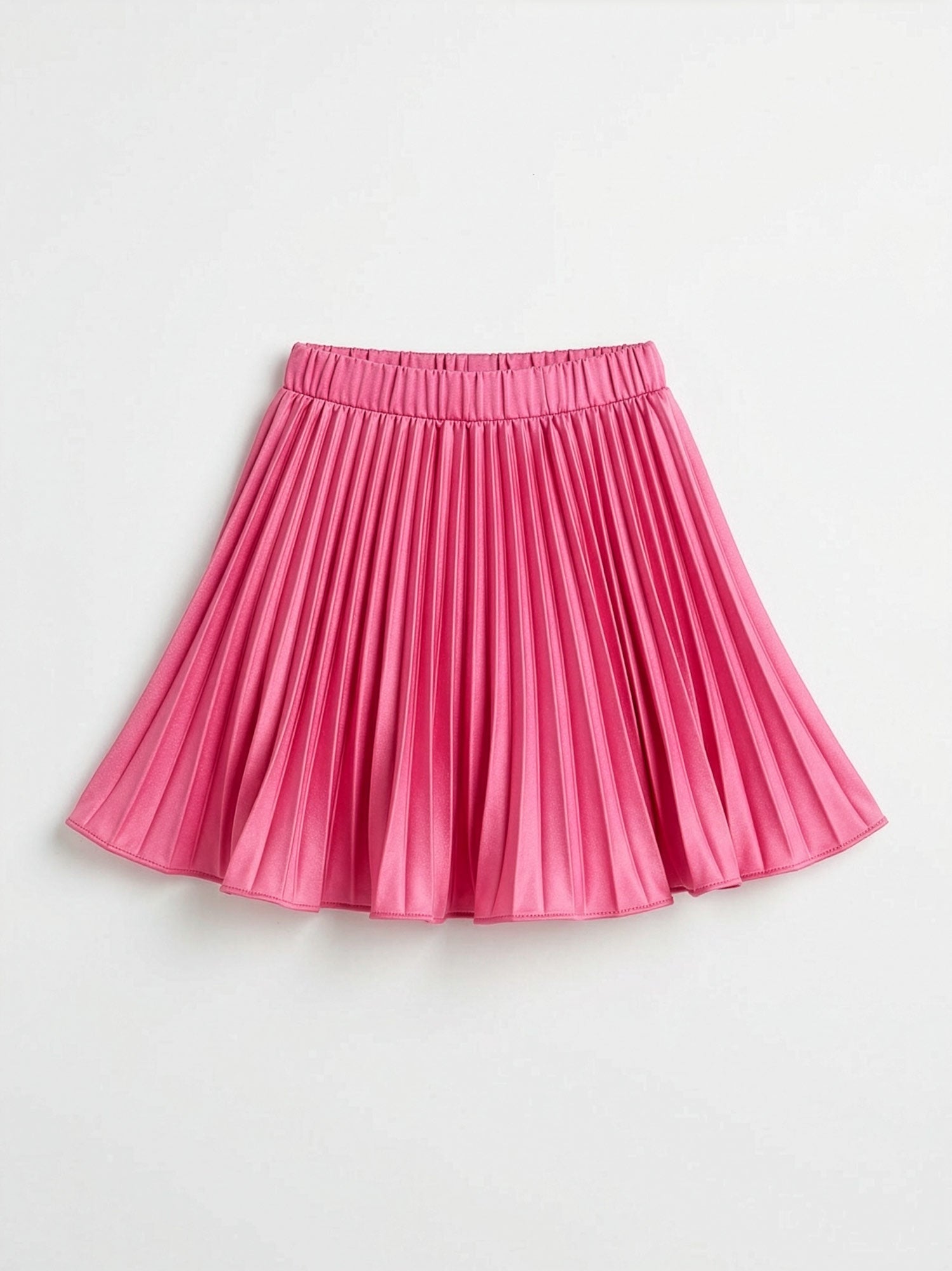 Twinset -Girls' pleated skirt with logo plate