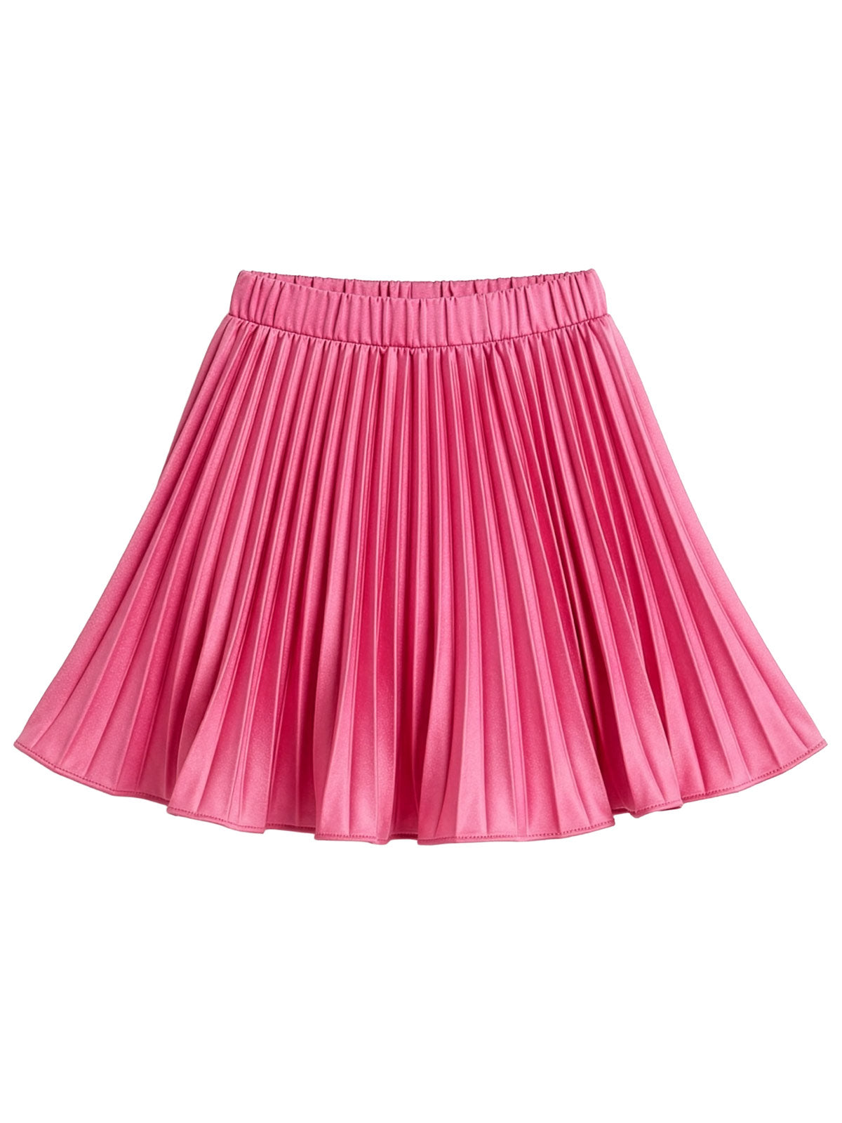 Twinset -Girls' pleated skirt with logo plate