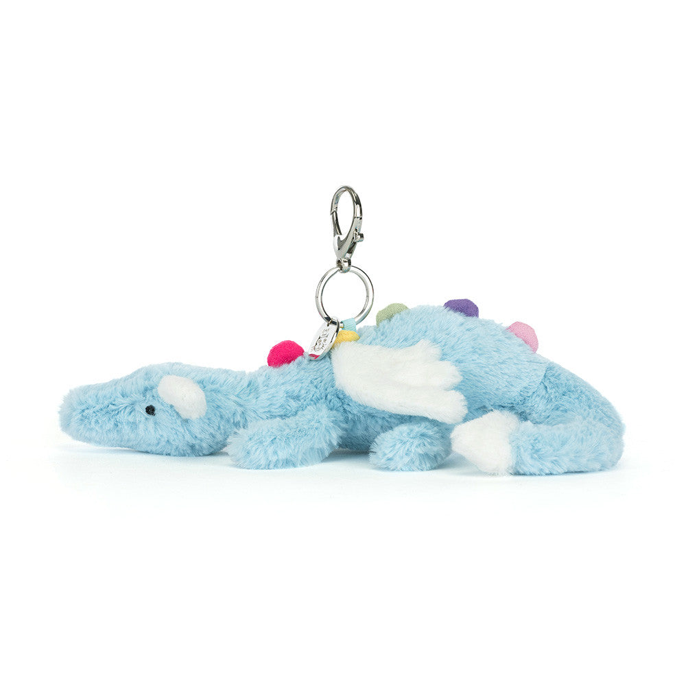 Jellycat soft toy Sky Dragon Bag Charm-SKY4BC