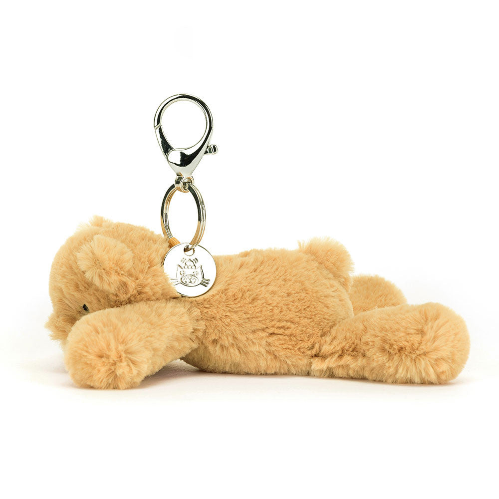 Jellycat soft toy Smudge Bear Bag Charm-SMG4BBC