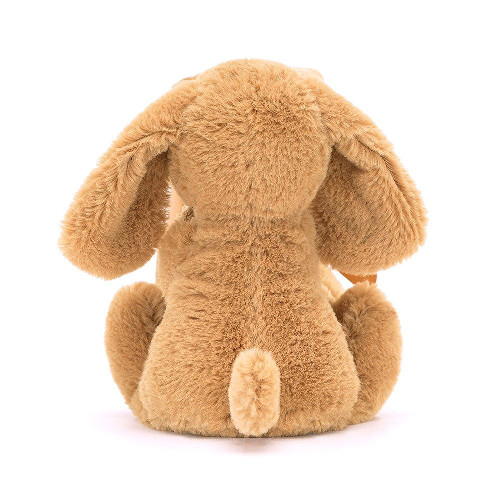 Jellycat soft toy Bashful Toffee Puppy Soother-SO4TP