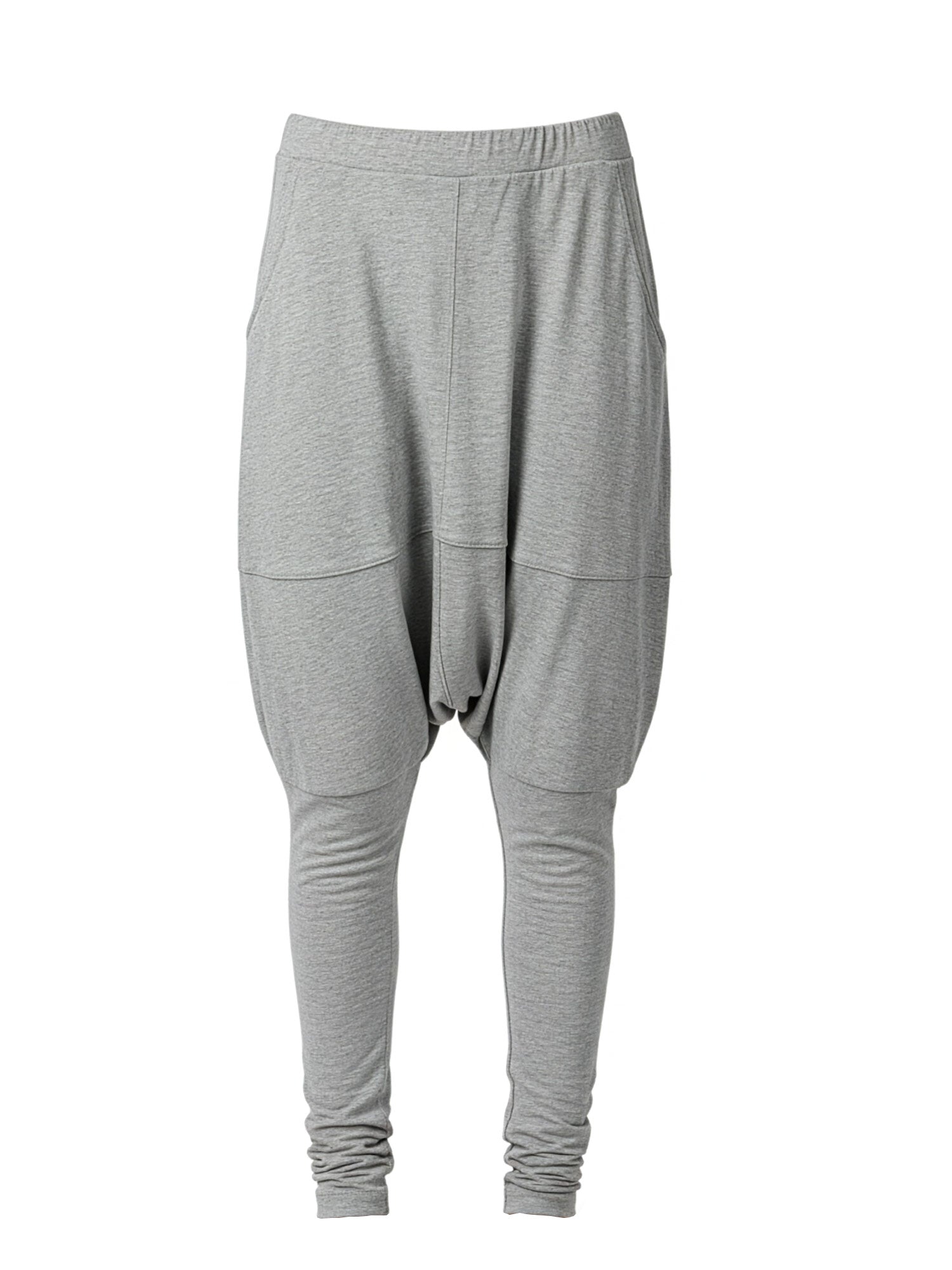 Diesel-Girls' Grey Jersey Salwar Pants with Pockets