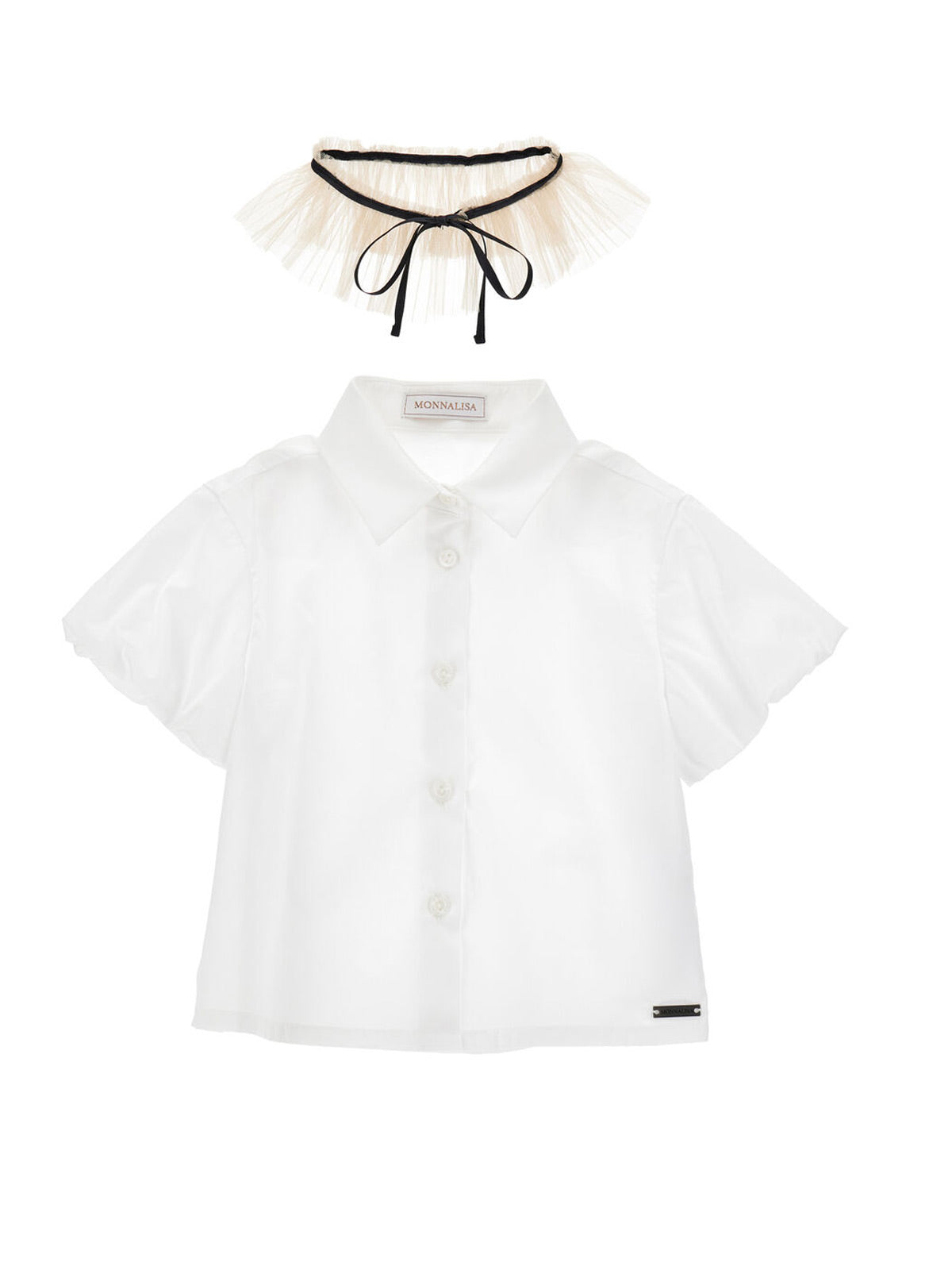 Monnalisa Removable Collar Shirt for girl-17G300