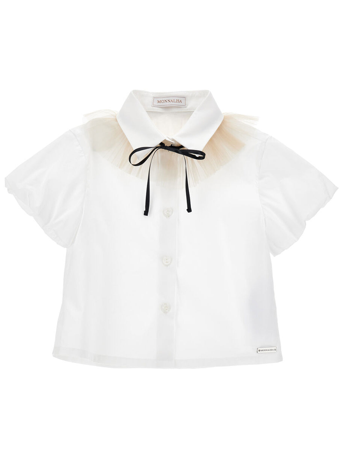 Monnalisa Removable Collar Shirt for girl-17G300