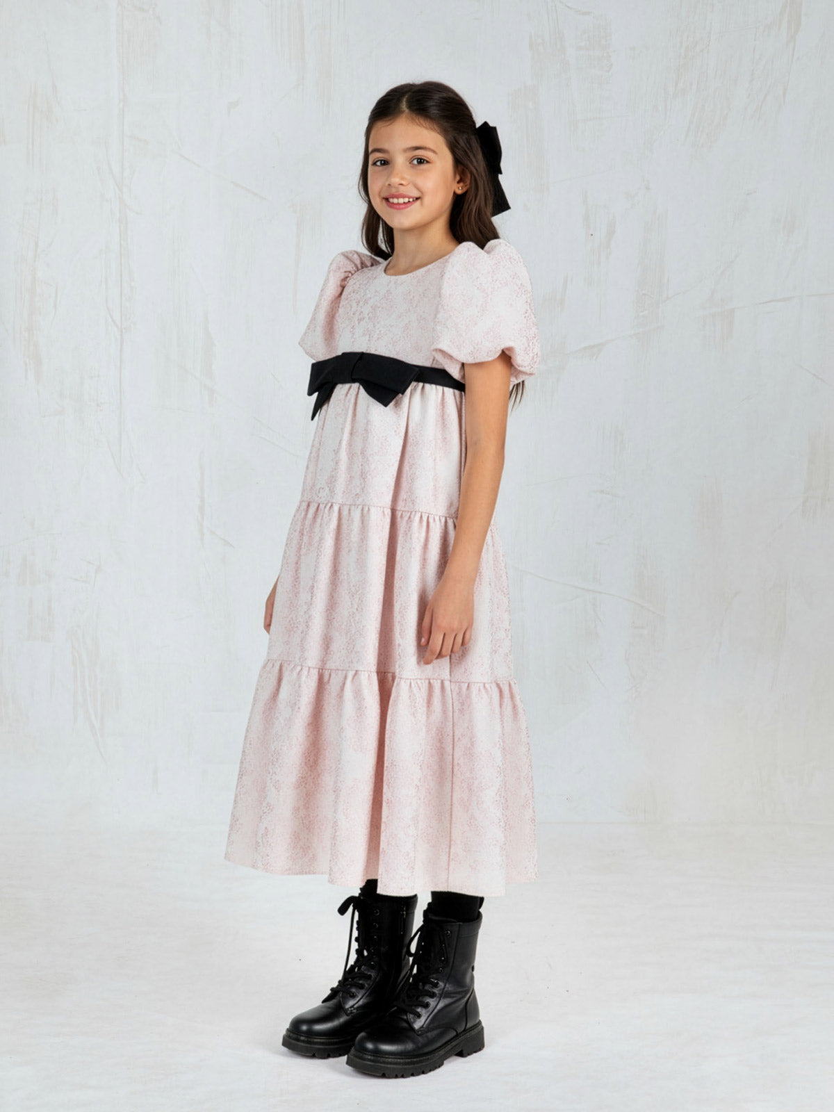 Girl's Brocade long Dress – SACHA