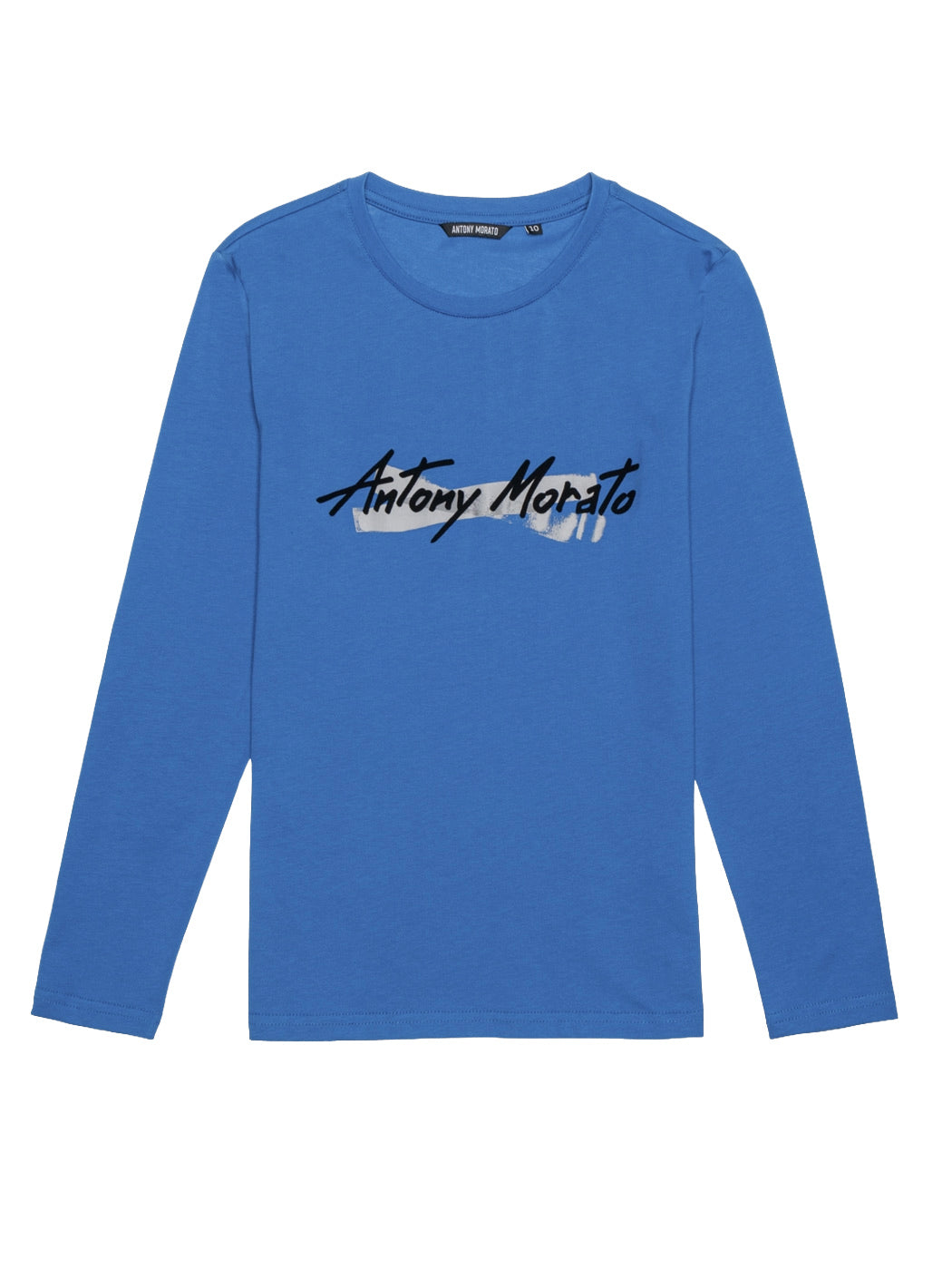 ANTONY MORATO Μπλέ βαμβακερό μπλουζάκι για αγόρι-MKKL00259