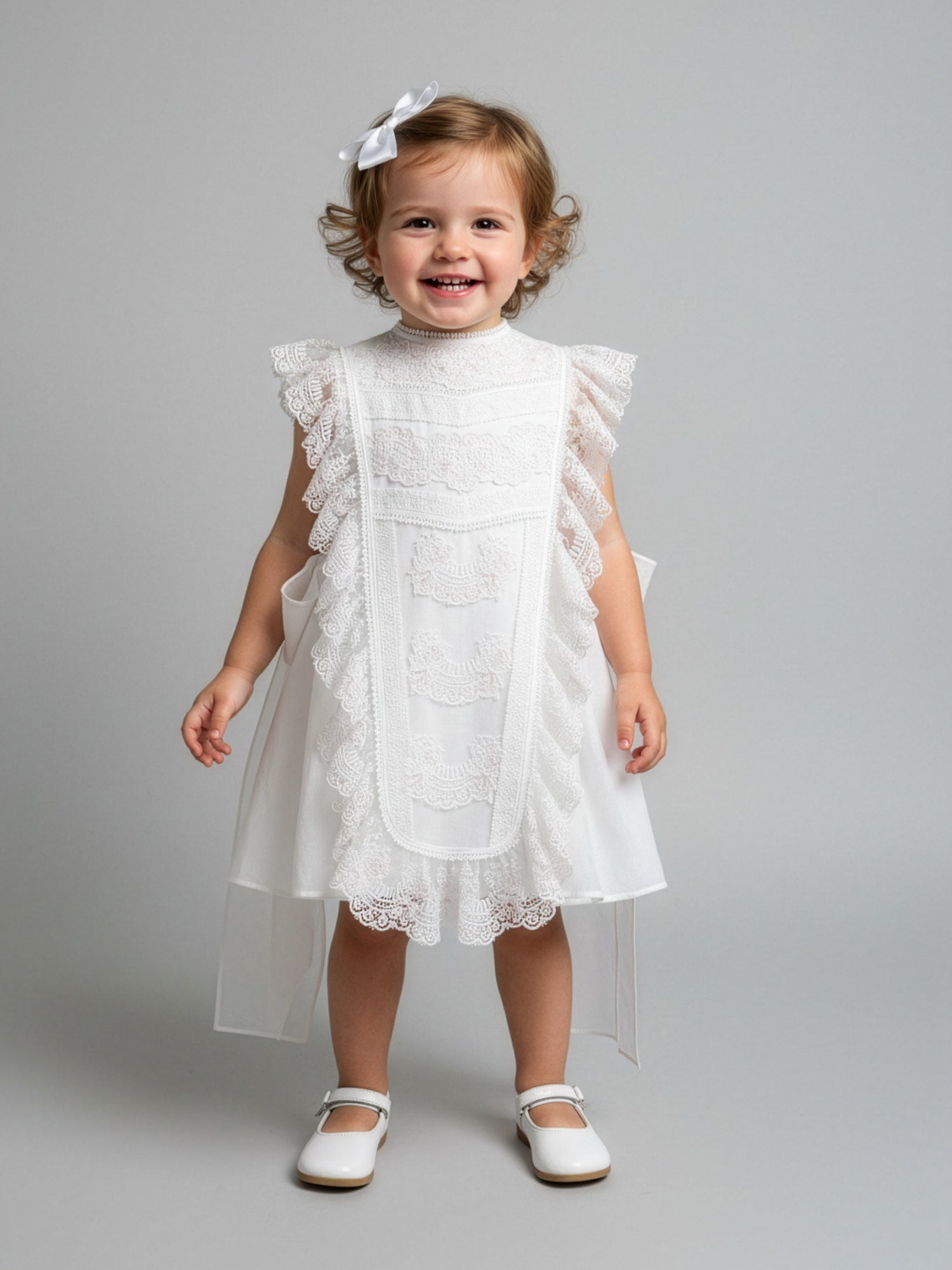 Girl's Embroidered lace dress-ANATOLIA